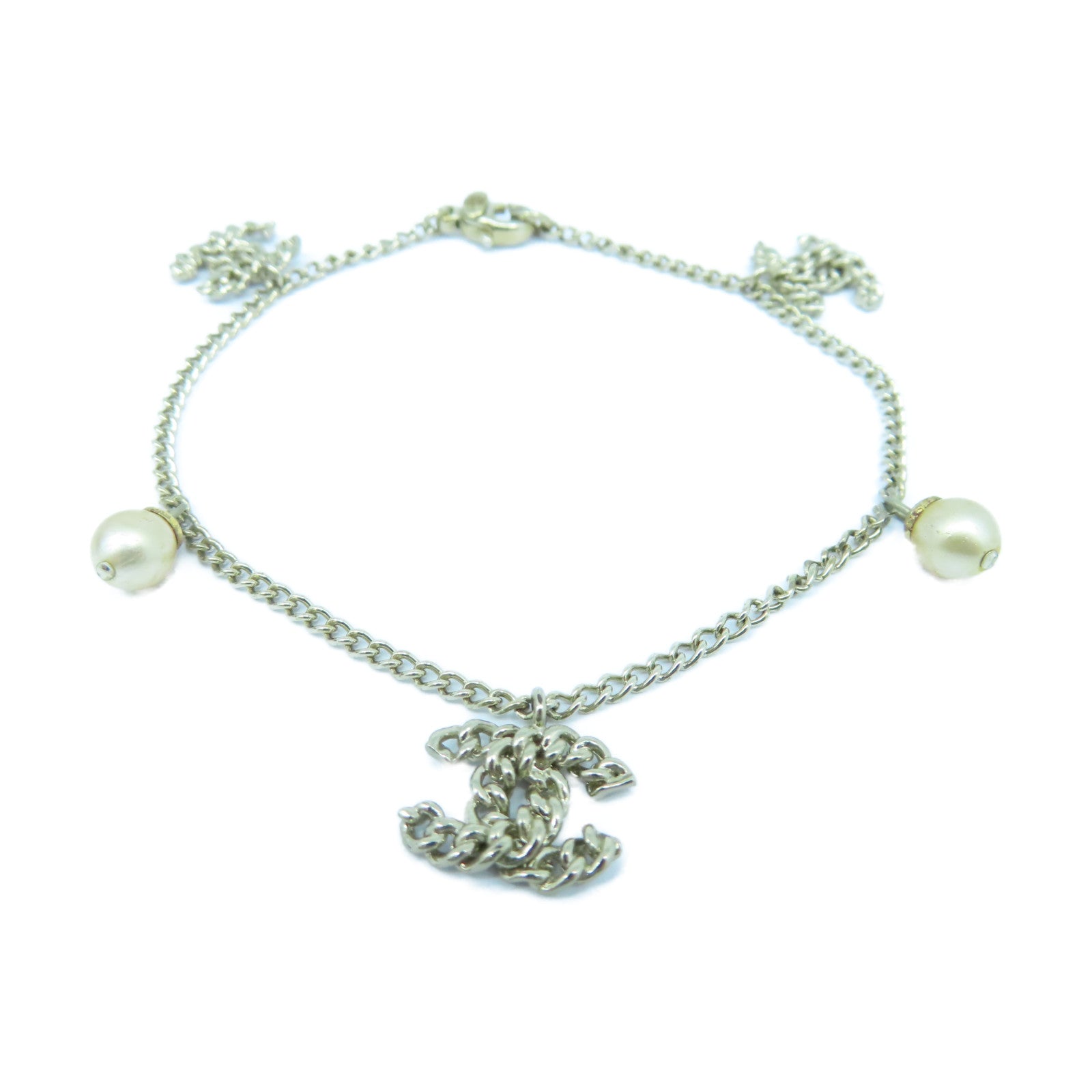 CHANEL 金屬Bracelet手鏈金色#18.75cm