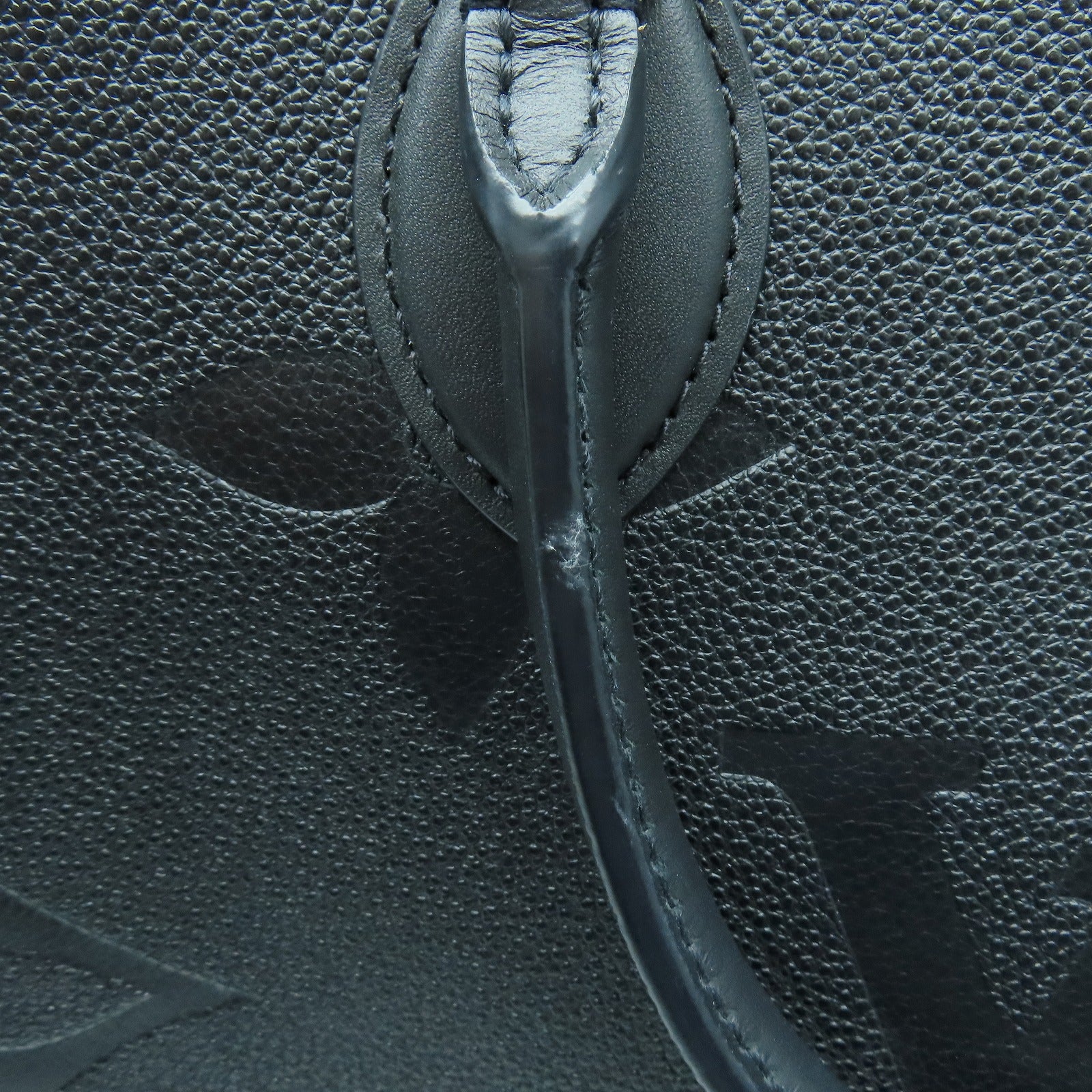 LOUIS VUITTON Monogram Empreinte On The Go 2 Way Shouolder Tote Bag金扣手挽肩背两用袋黑色