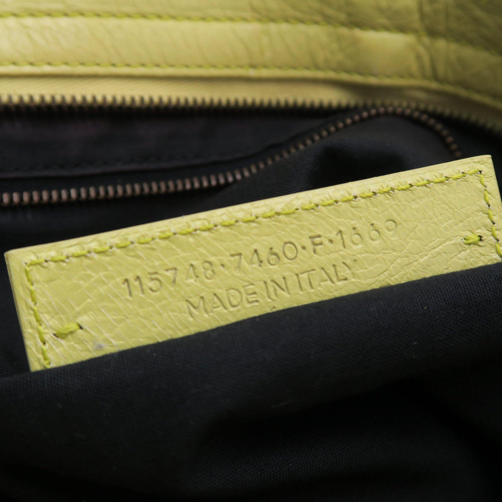 BALENCIAGA 【激減優惠】牛皮皮革City手挽肩背兩用袋黃色