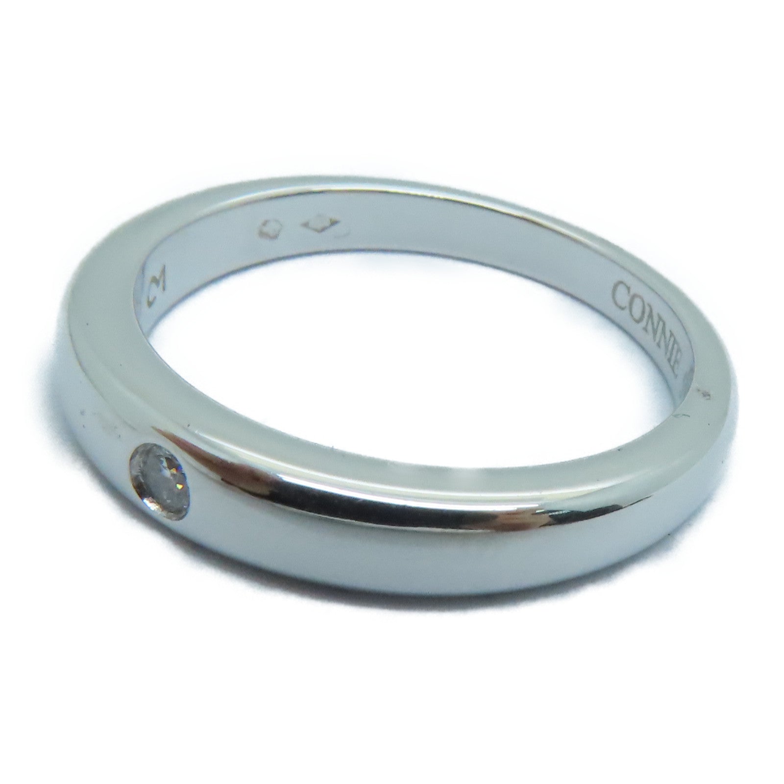 Van Cleef & Arpels PT950鉑金Diamond Ring鑽石戒指#58 US#8.5