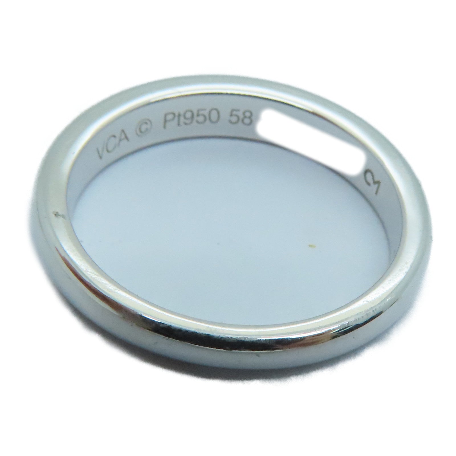 Van Cleef & Arpels PT950鉑金Diamond Ring鑽石戒指#58 US#8.5
