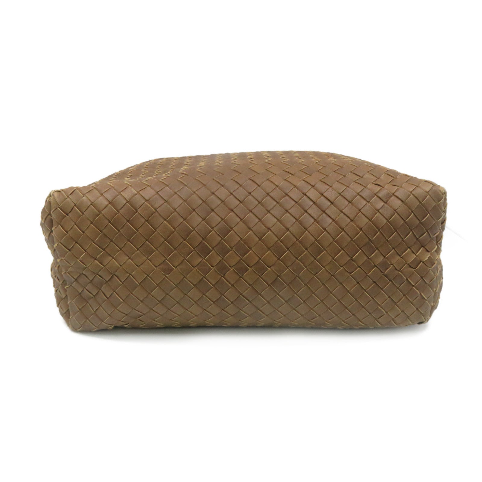 BOTTEGA VENETA 织纹皮革Shoulder Bag肩背袋啡色