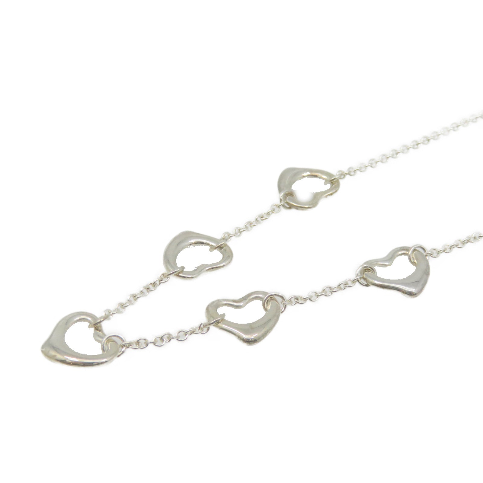 TIFFANY＆CO 925純銀Heart Necklace項鏈