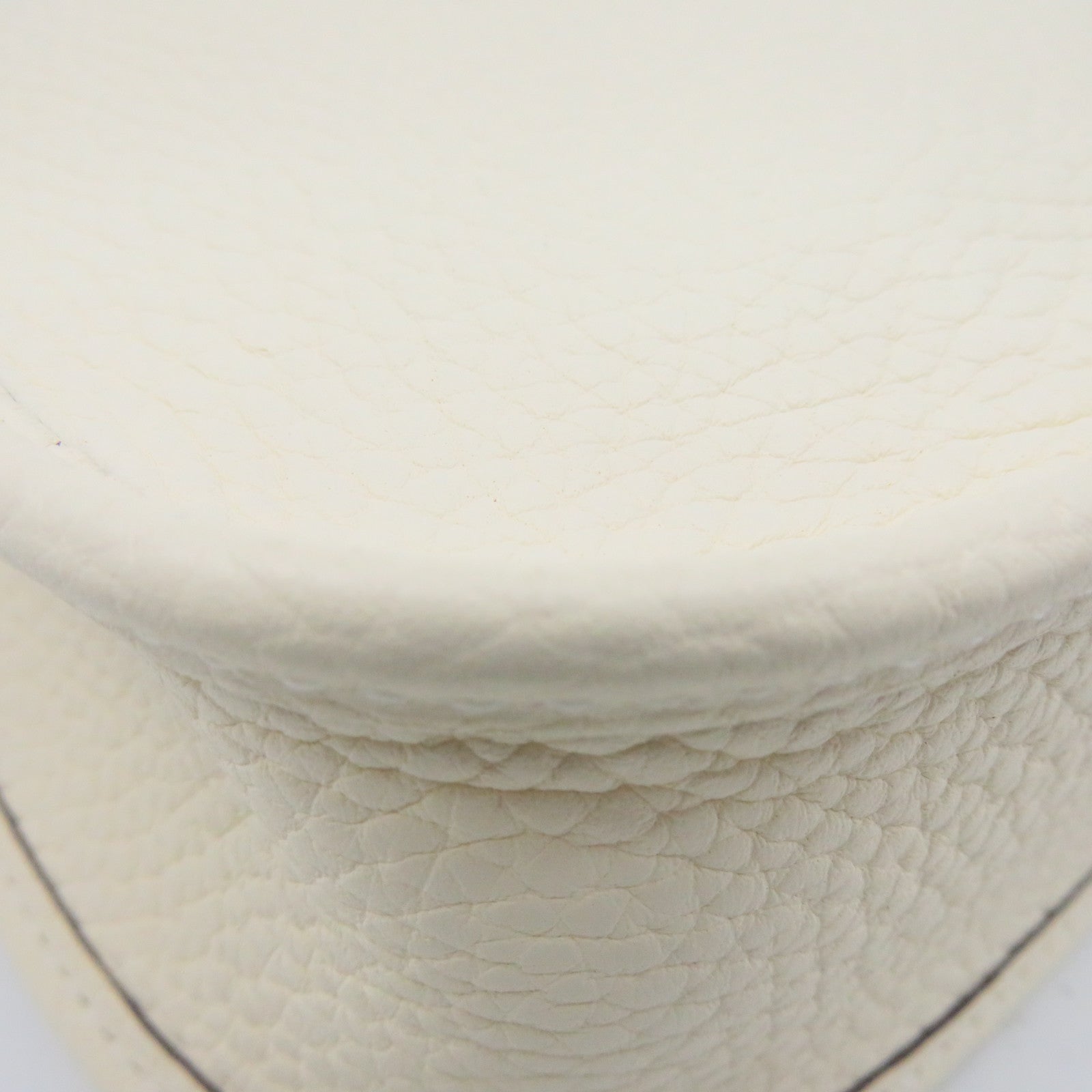 HERMES Clemence皮革Evelyne TPM Shoulder Bag金扣肩背袋Nata米白色