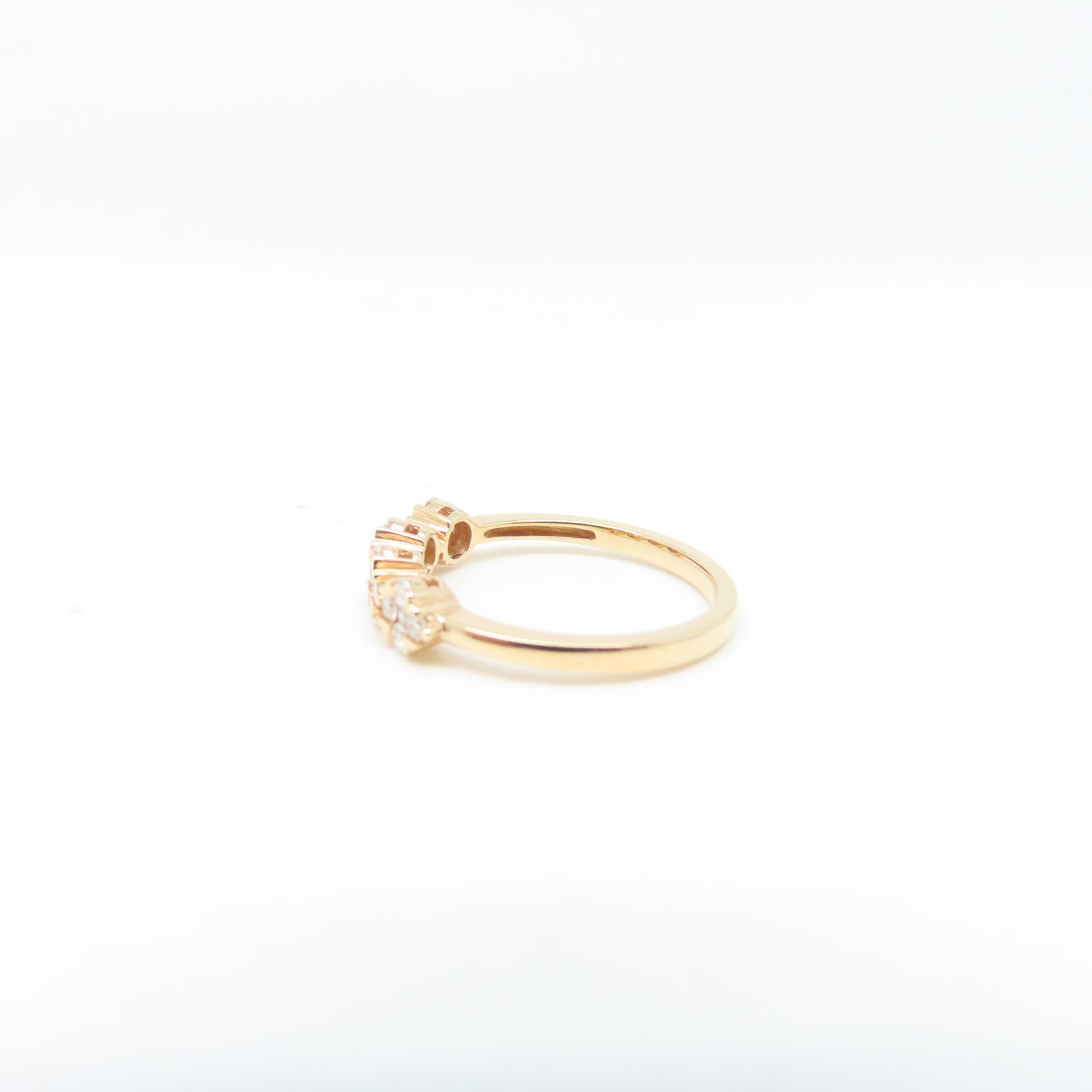 JEWELRY 【激減優惠】18K玫瑰金Ring鑽石戒指US#6