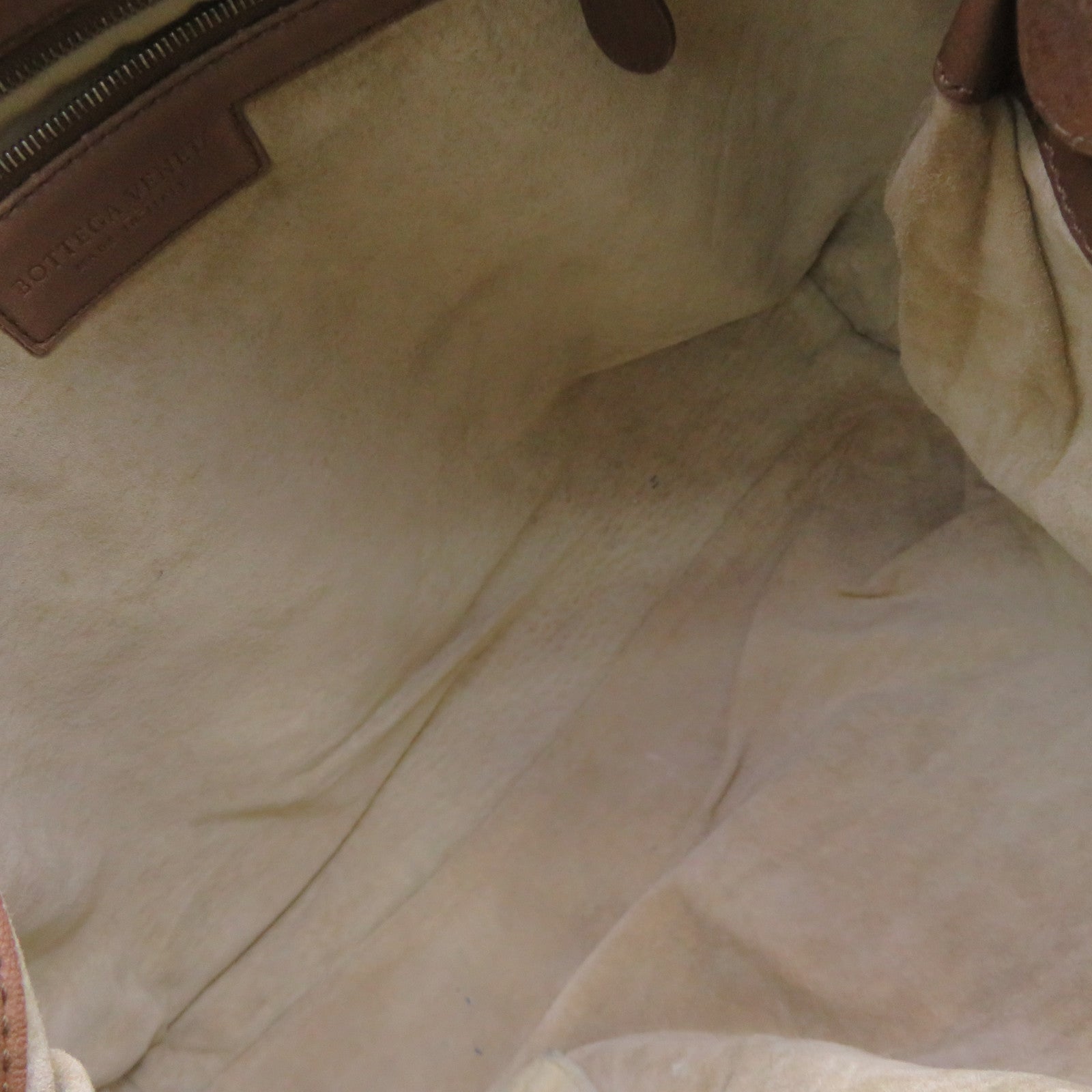 BOTTEGA VENETA 织纹皮革Shoulder Bag肩背袋啡色