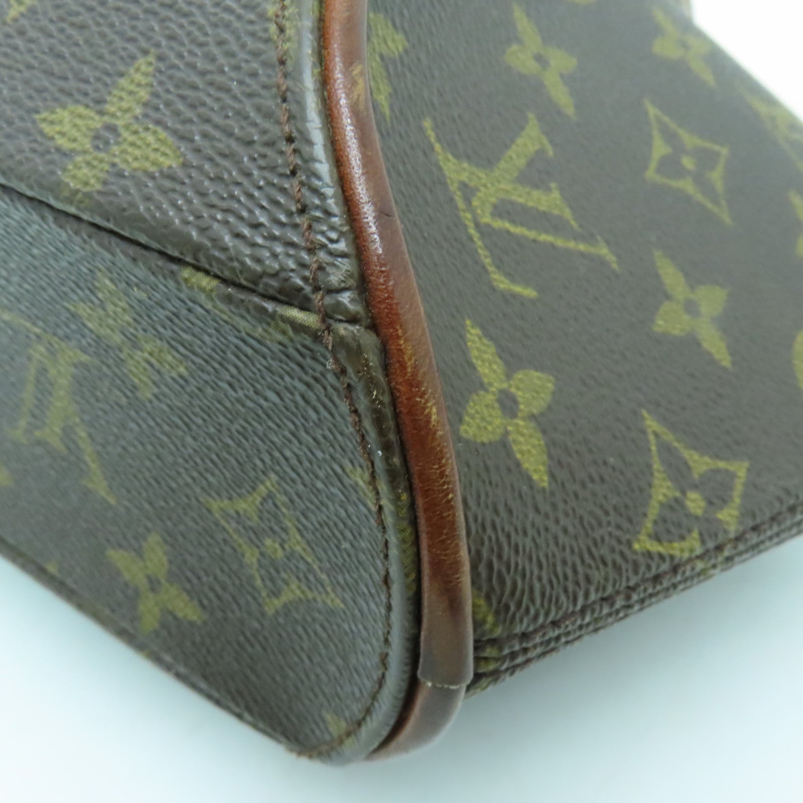 LOUIS VUITTON Monogram Elipse PM金扣手挽袋啡色