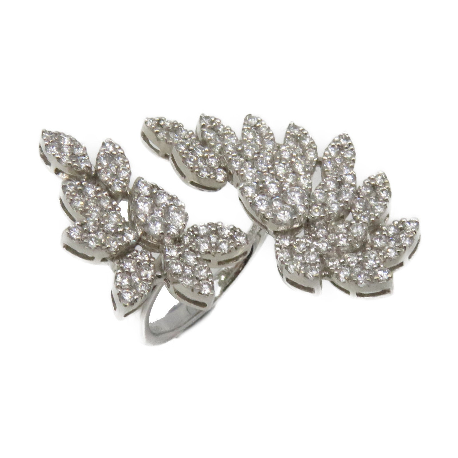 JEWELRY 18K白金/1.88ct/0.24ct鑽石Diamond Ring戒指US#7