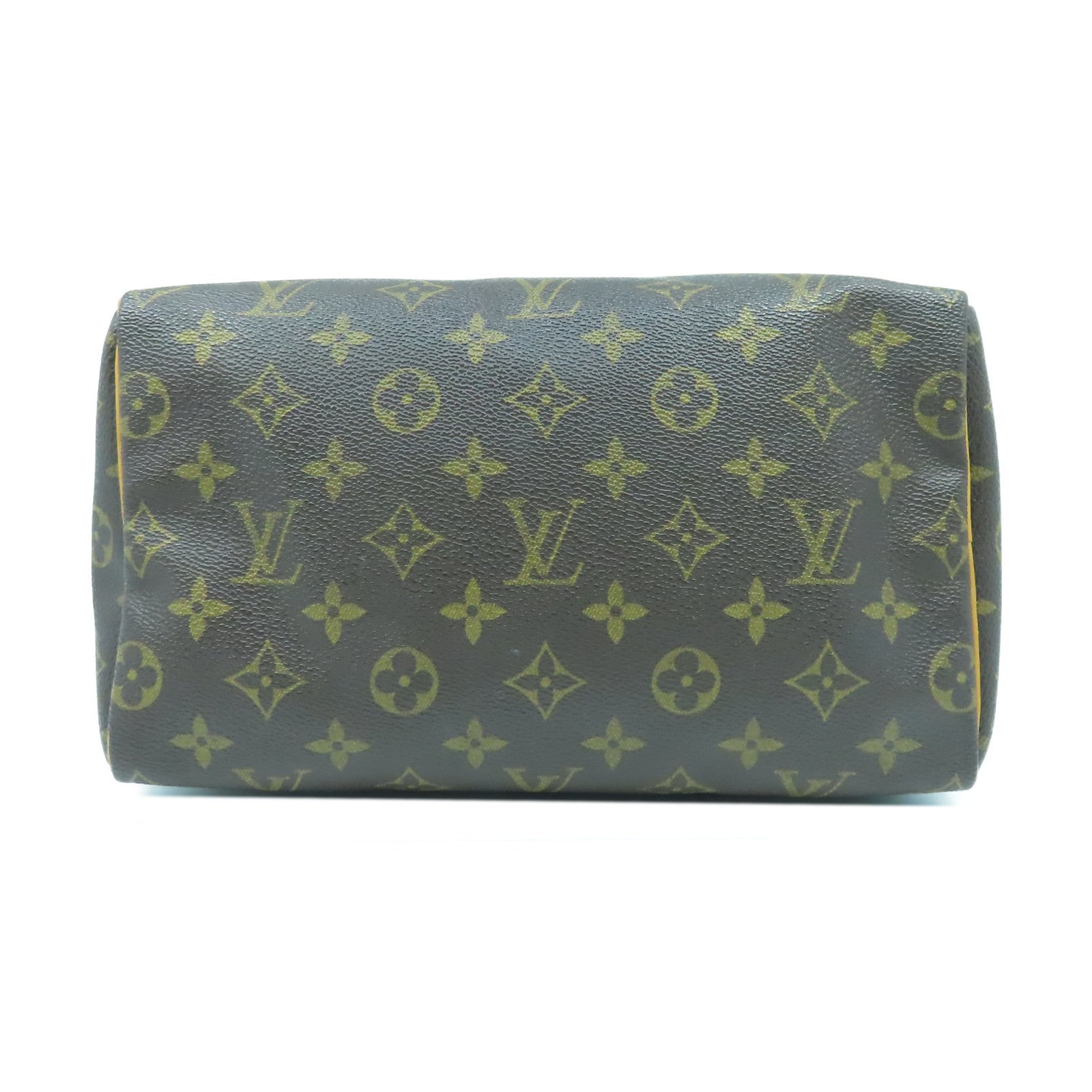 LOUIS VUITTON Monogram Speedy 25金扣手挽袋啡色