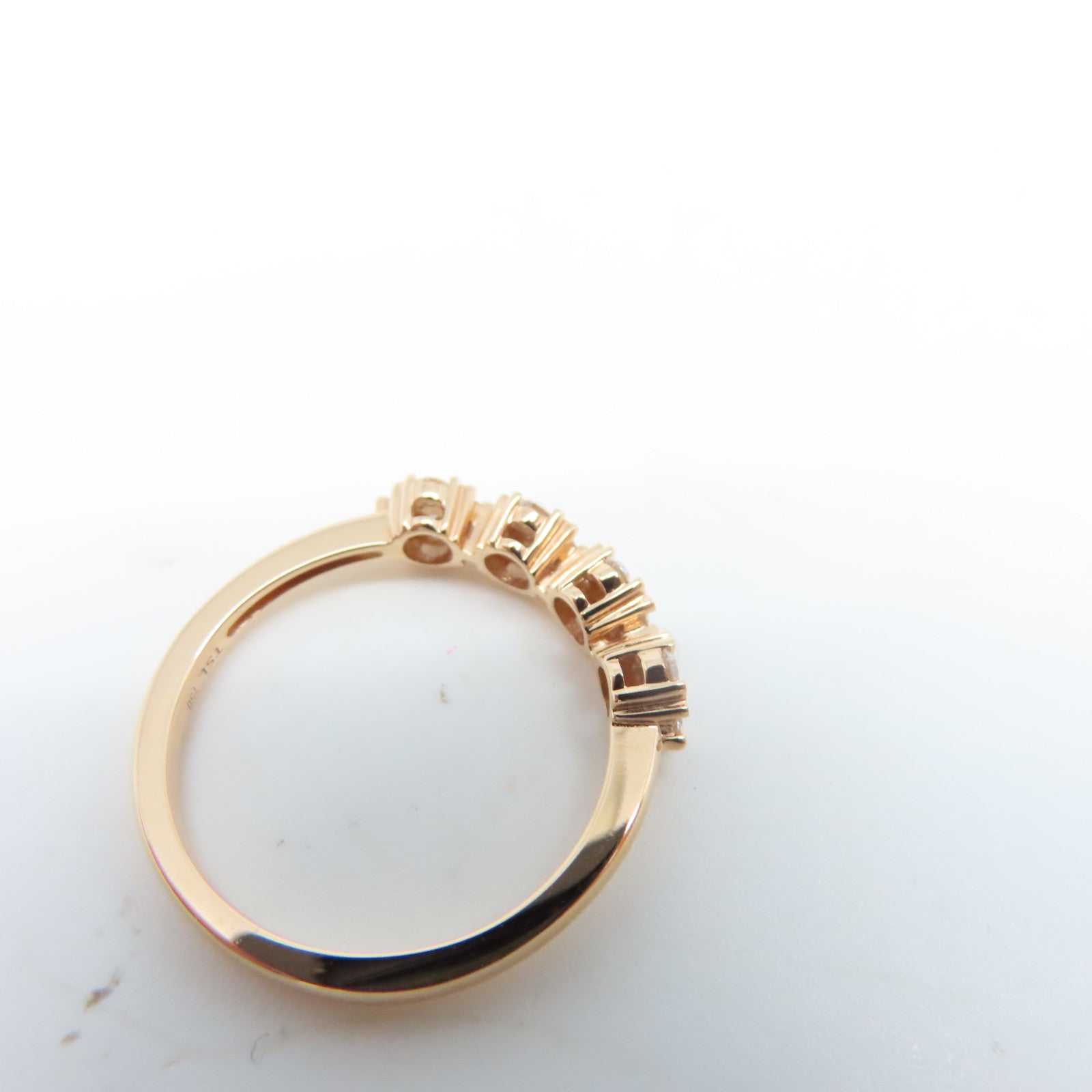 JEWELRY 【激減優惠】18K玫瑰金Ring鑽石戒指US#6