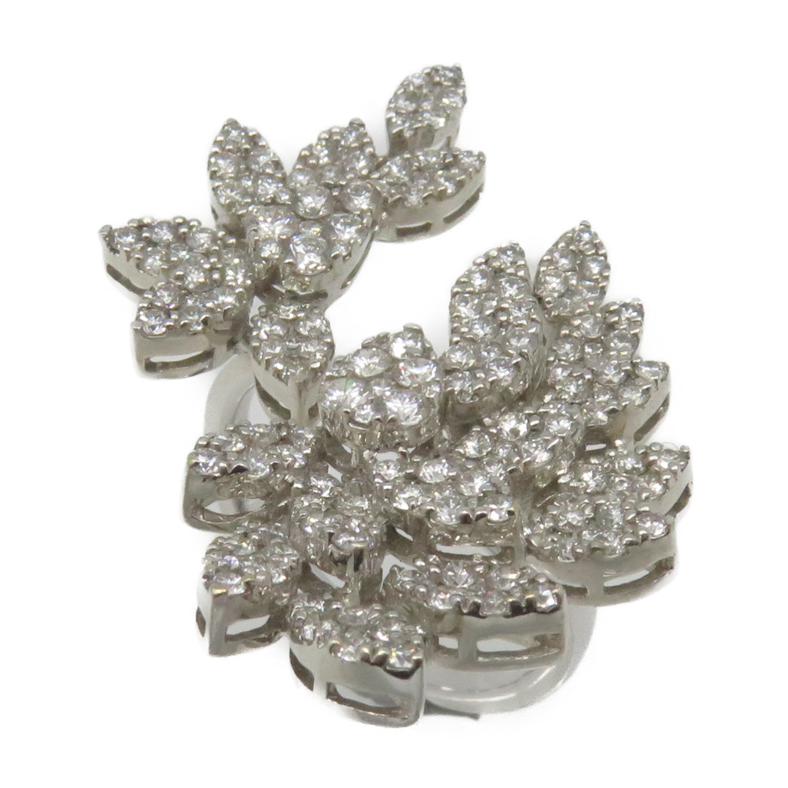 JEWELRY 18K白金/1.88ct/0.24ct鑽石Diamond Ring戒指US#7