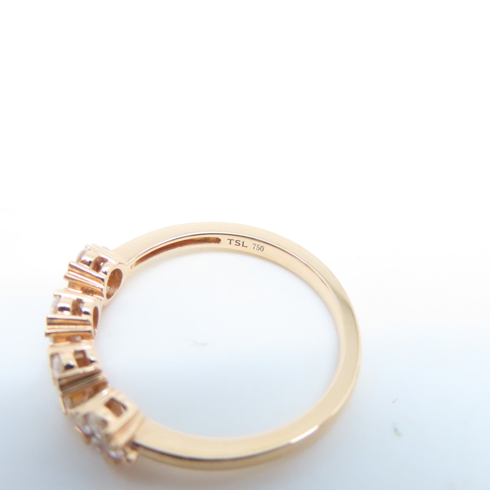 JEWELRY 【激減優惠】18K玫瑰金Ring鑽石戒指US#6