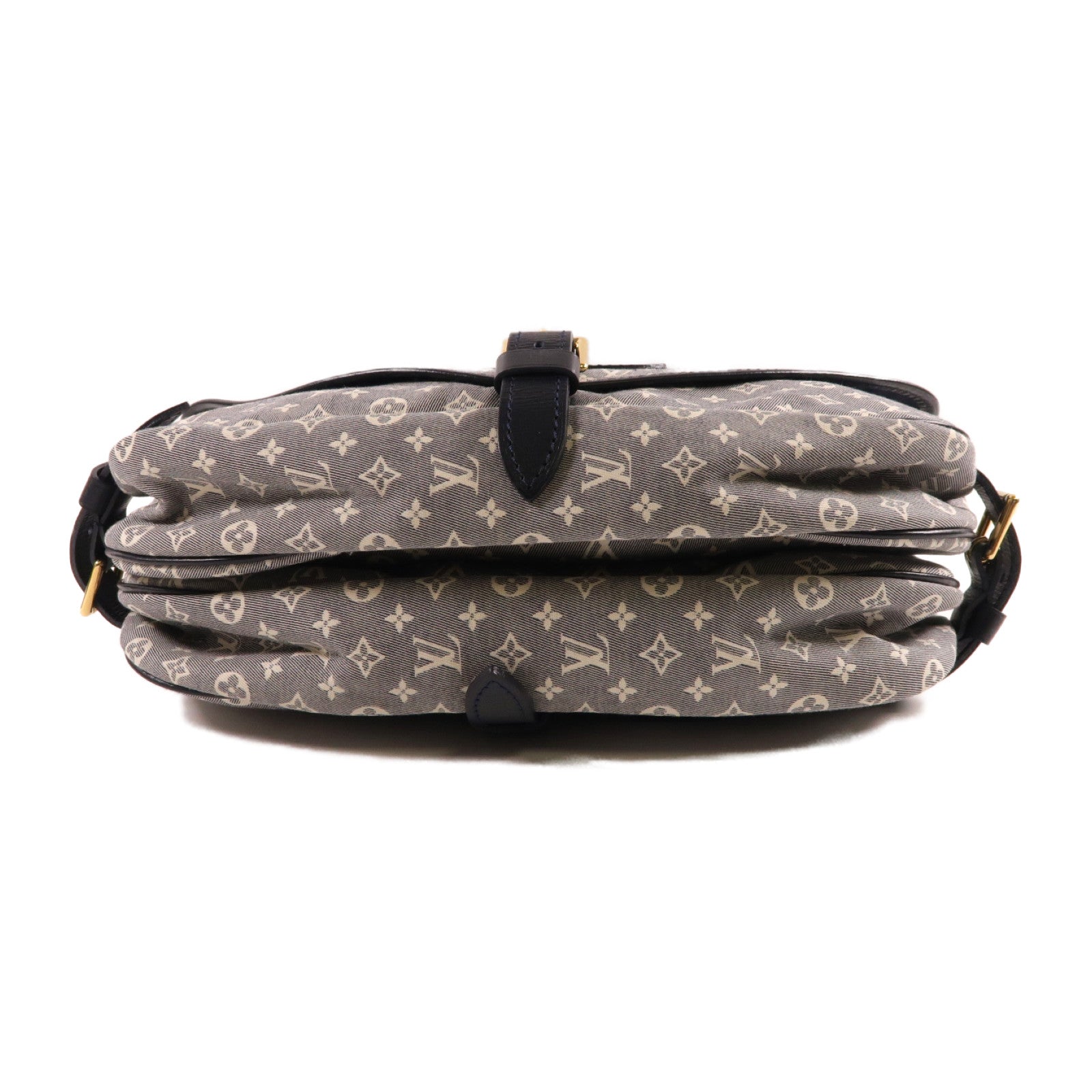 LOUIS VUITTON Monogram Idylle Saumur PM金扣肩背袋藍色