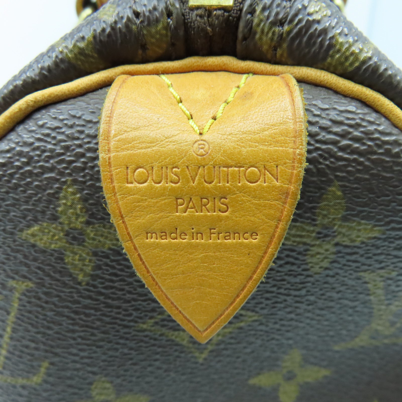 LOUIS VUITTON Monogram Speedy 25金扣手挽袋啡色