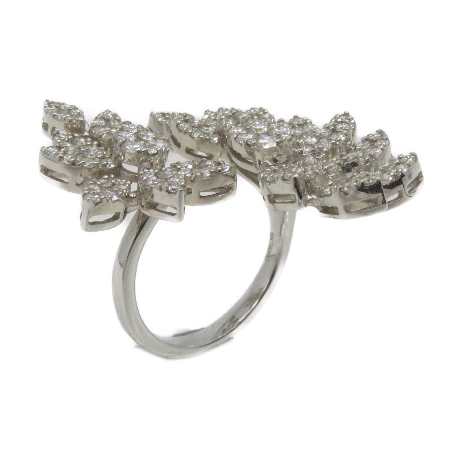 JEWELRY 18K白金/1.88ct/0.24ct鑽石Diamond Ring戒指US#7