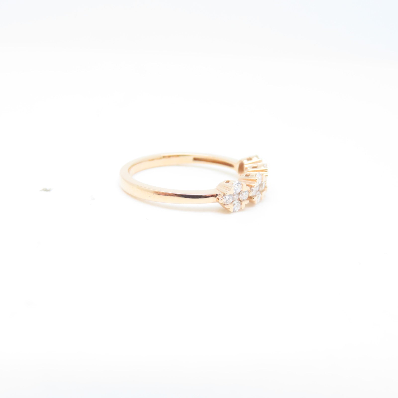 JEWELRY 【激減優惠】18K玫瑰金Ring鑽石戒指US#6