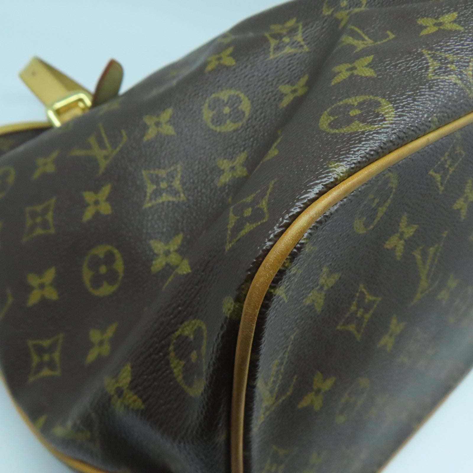 LOUIS VUITTON Monogram Palermo GM金扣手挽肩背兩用袋啡色