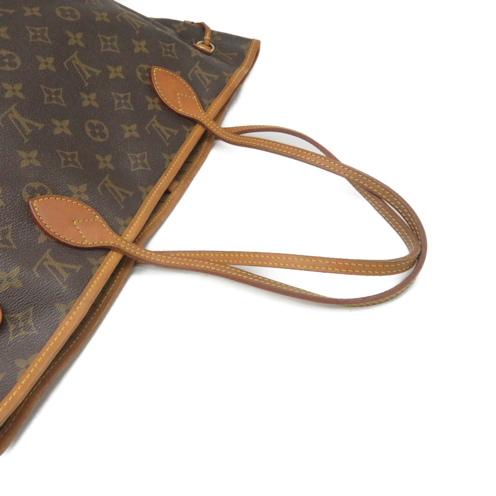 LOUIS VUITTON Monogram Neverfull MM Tote Bag肩背袋啡色