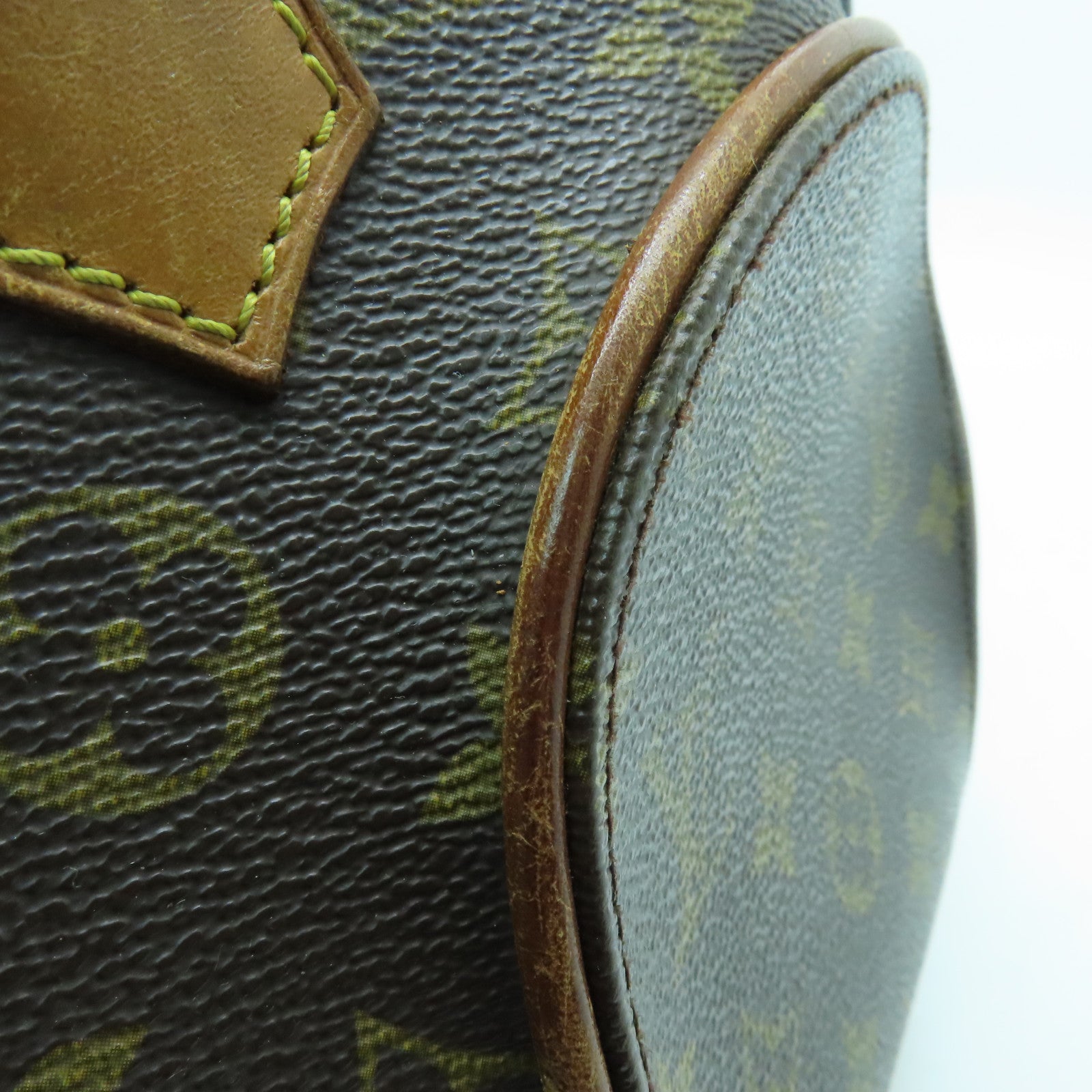 LOUIS VUITTON Monogram Elipse PM金扣手挽袋啡色
