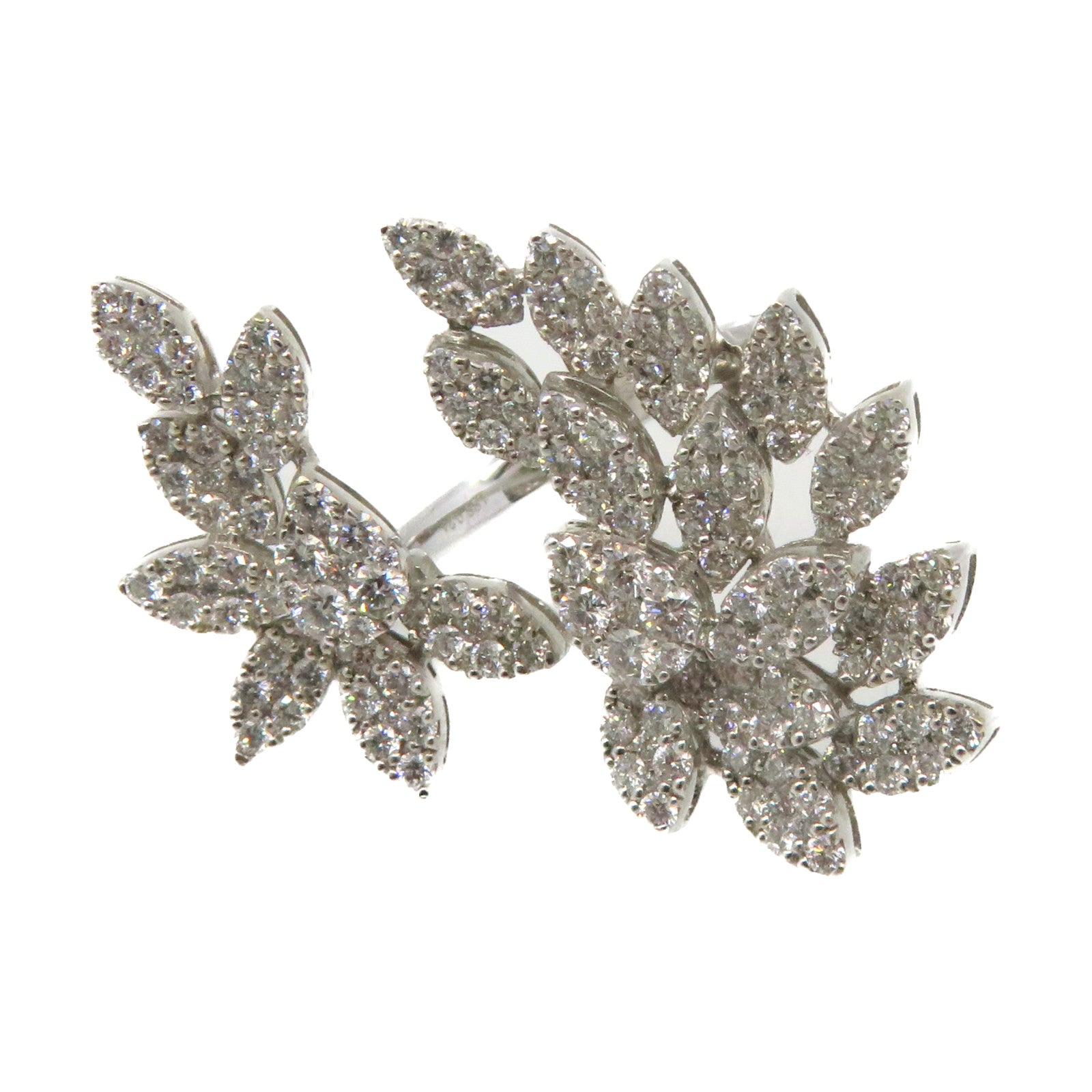 JEWELRY 18K白金/1.88ct/0.24ct鑽石Diamond Ring戒指US#7