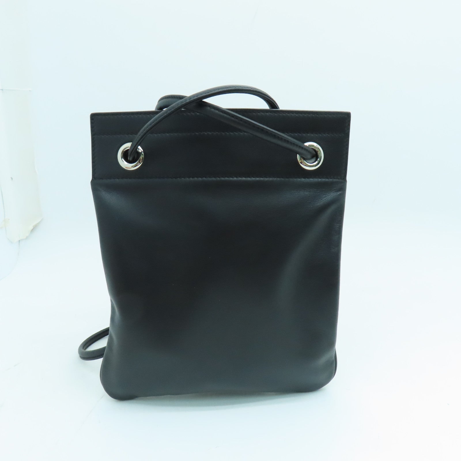 HERMES Swift Leather Aline Mini Shoulder Bag Silver Buckle Shoulder 4 Women