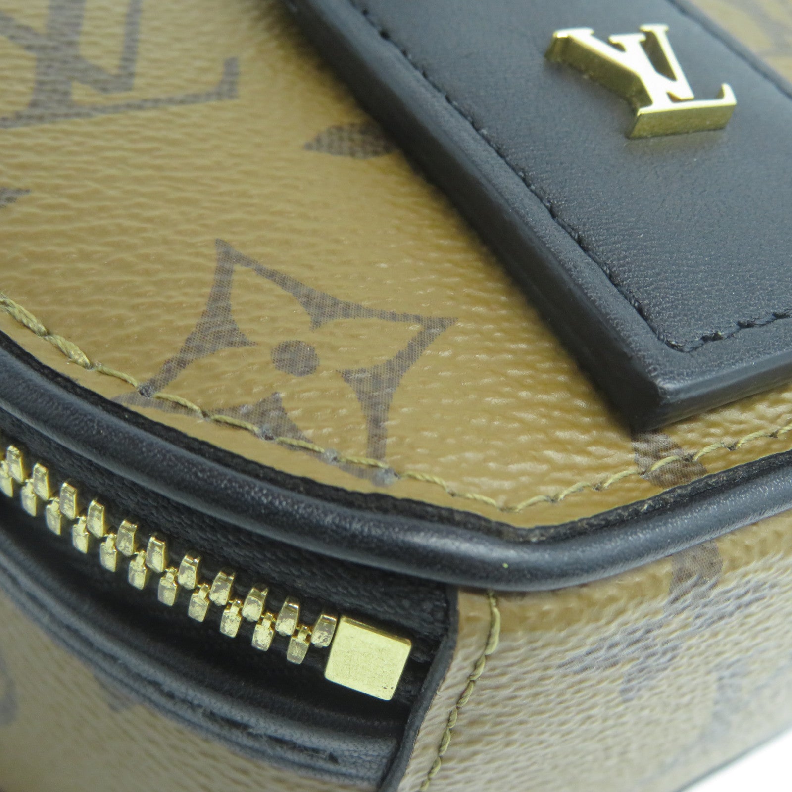LOUIS VUITTON Monogram Mini Boite Chapeau金扣手挽肩背兩用袋紅色