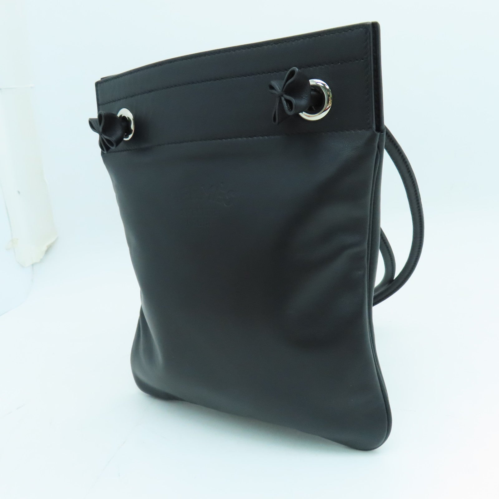 HERMES Swift Leather Aline Mini Shoulder Bag Silver Buckle Shoulder 4 Women