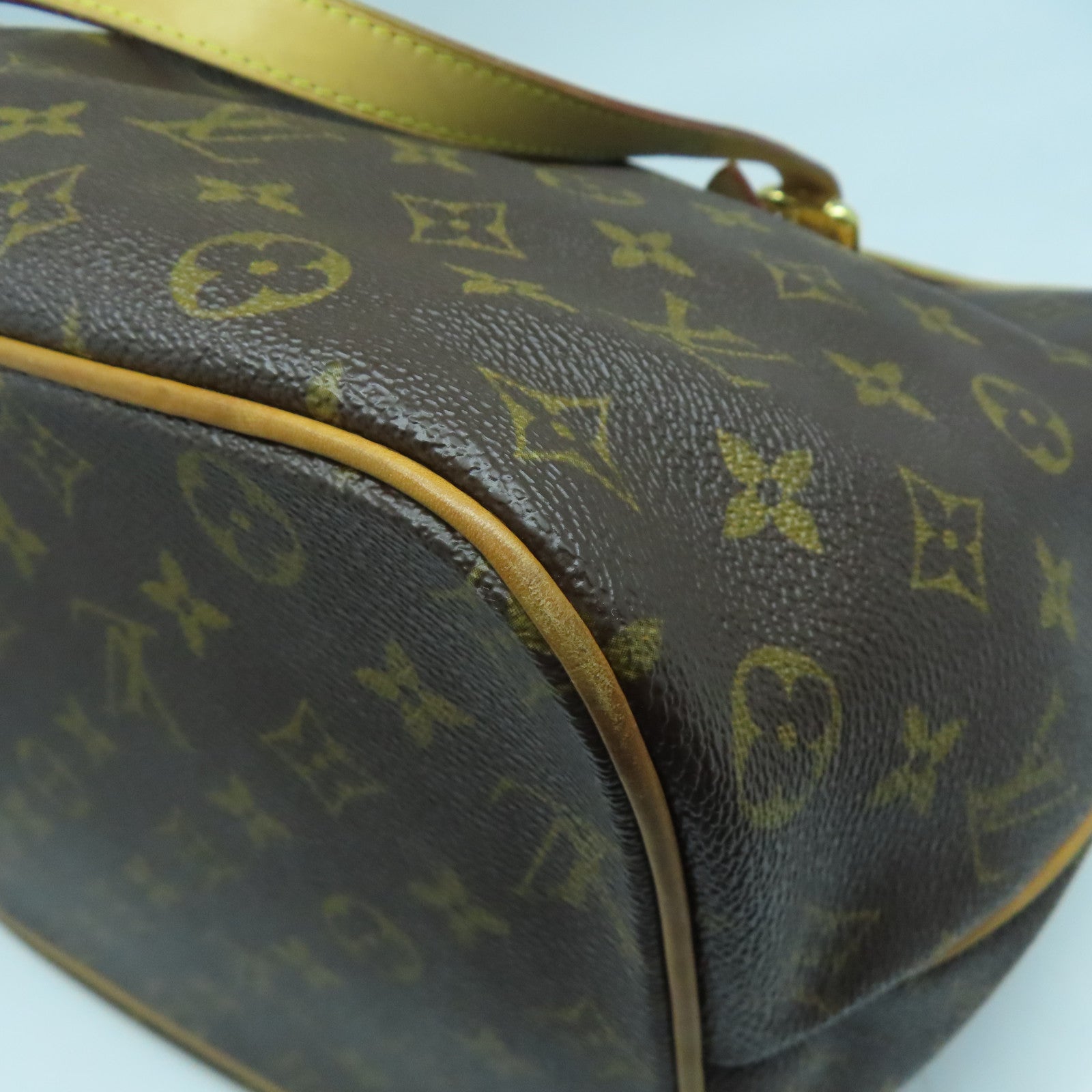 LOUIS VUITTON Monogram Palermo GM金扣手挽肩背兩用袋啡色