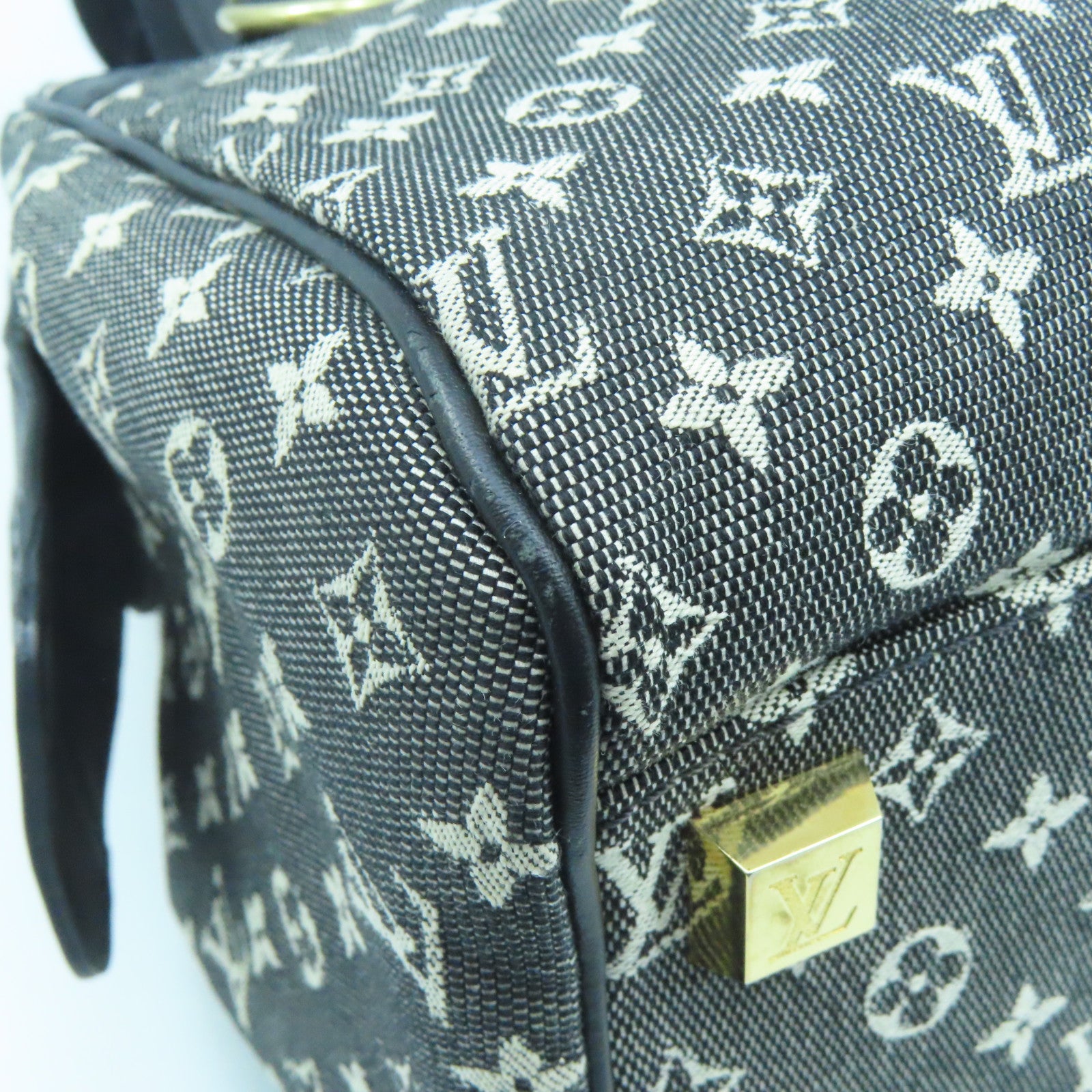 LOUIS VUITTON Monogram Mini Josephine PM金扣手挽袋啡色灰色