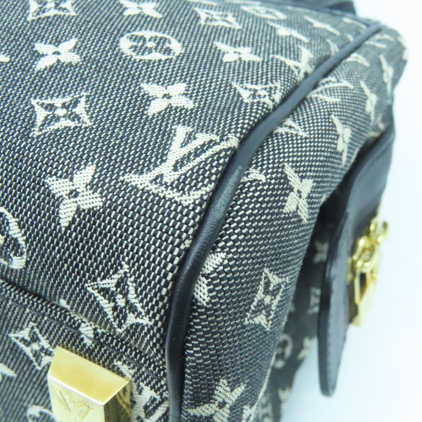 LOUIS VUITTON Monogram Mini Josephine PM金扣手挽袋啡色灰色