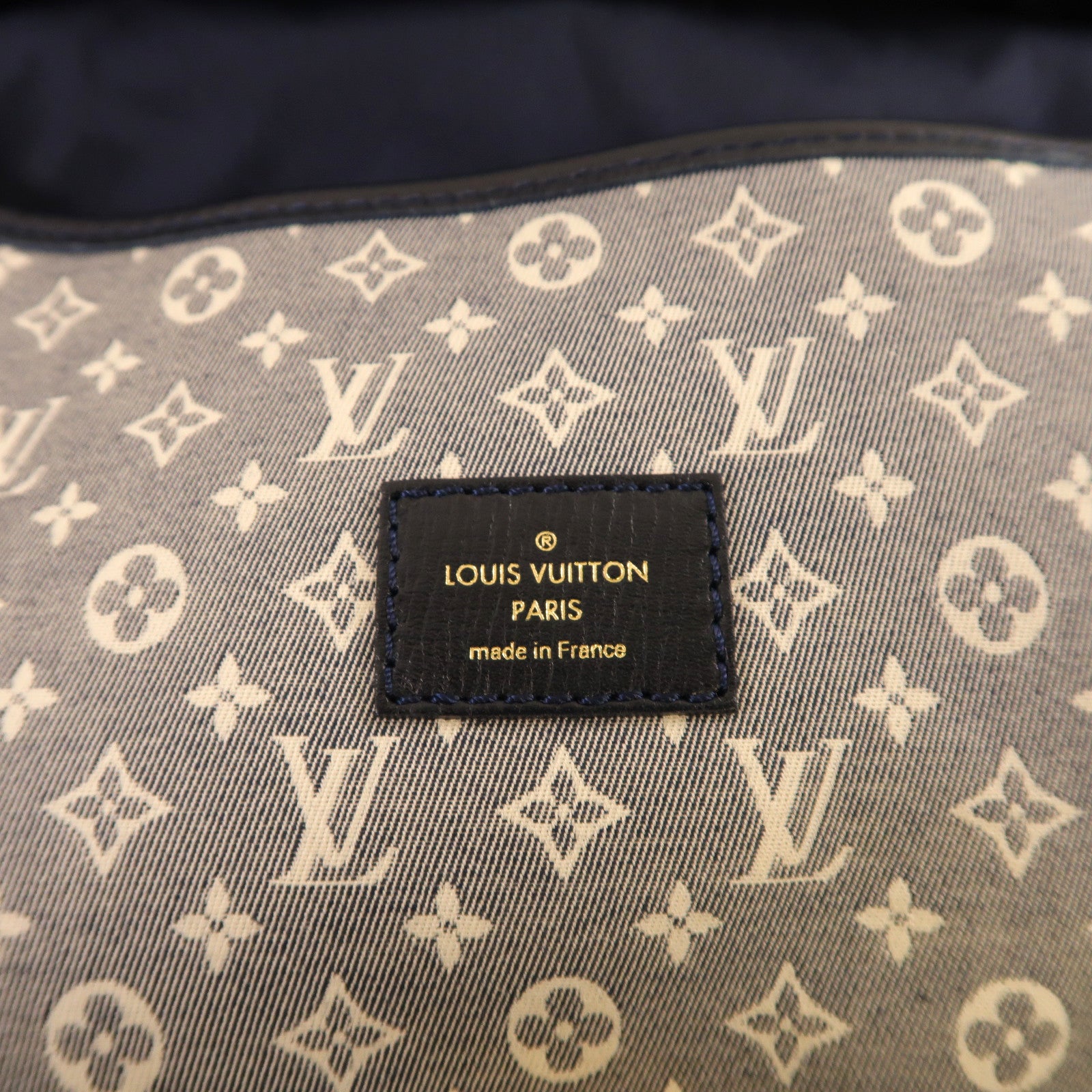 LOUIS VUITTON Monogram Idylle Saumur PM金扣肩背袋藍色