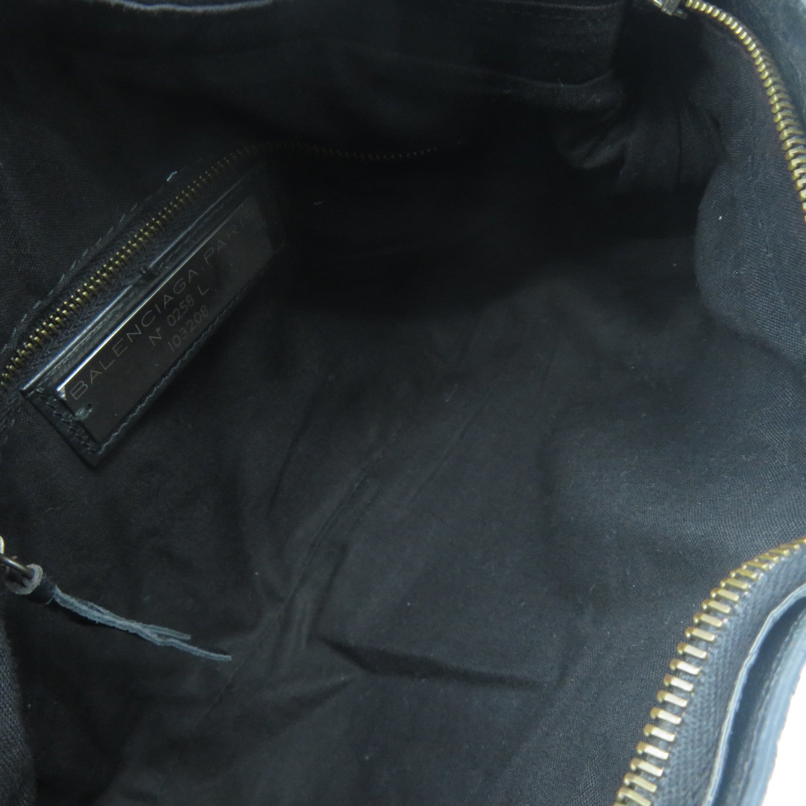 BALENCIAGA 羊皮皮革Shoulder Bag手挽肩背兩用袋黑色