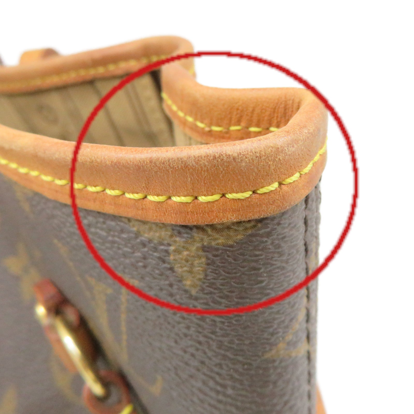 LOUIS VUITTON Monogram Neverfull MM Tote Bag肩背袋啡色