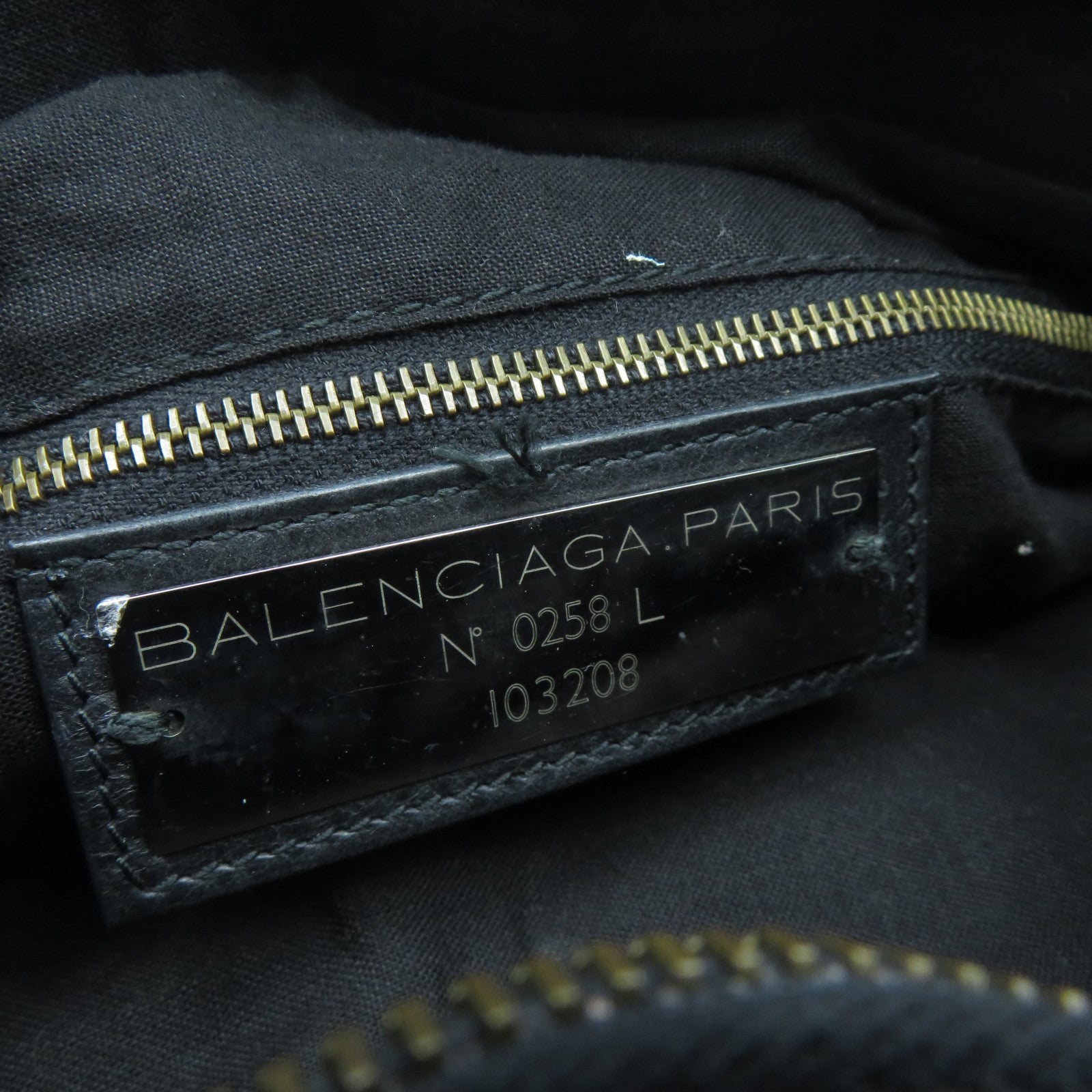 BALENCIAGA 羊皮皮革Shoulder Bag手挽肩背兩用袋黑色