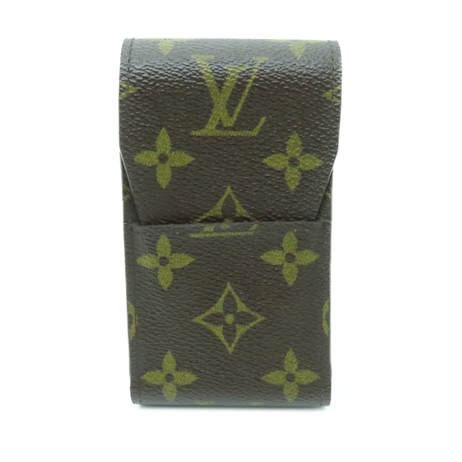 LOUIS VUITTON Monogram Etui Cigarette Case啡色