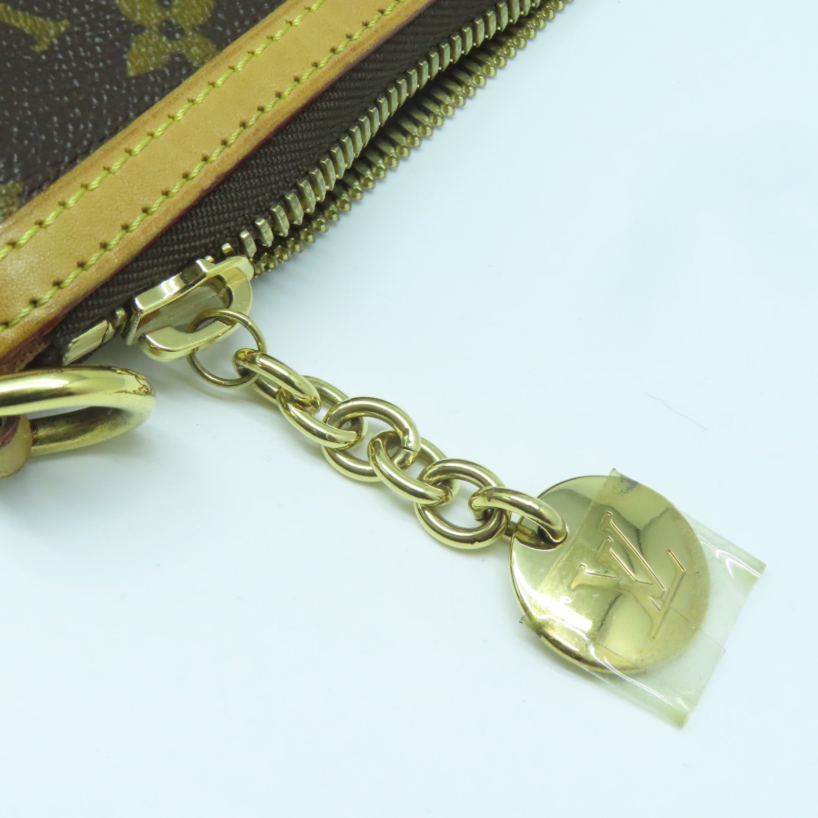LOUIS VUITTON Monogram Palermo GM金扣手挽肩背兩用袋啡色