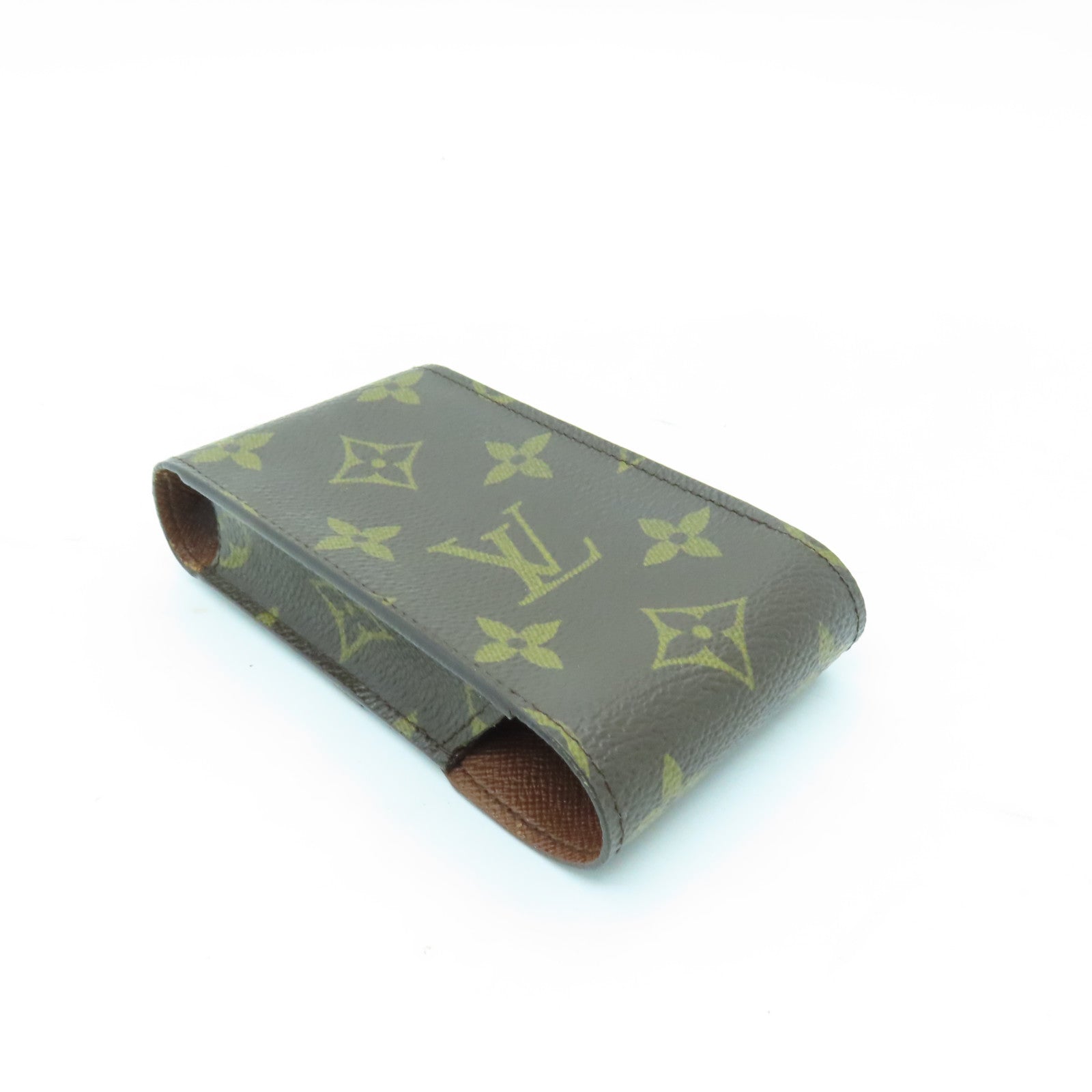 LOUIS VUITTON Monogram Etui Cigarette Case啡色