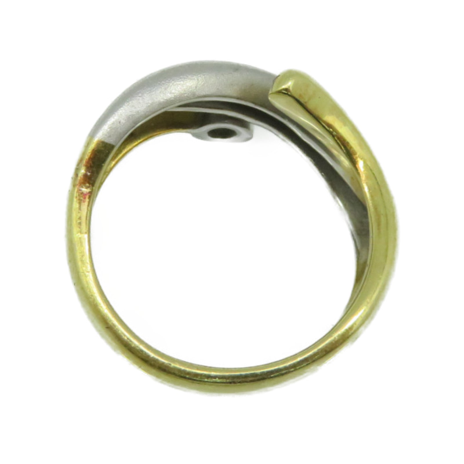 JEWELRY 18K黄金/18K白金/钻石Diamond Ring戒指US#6.25