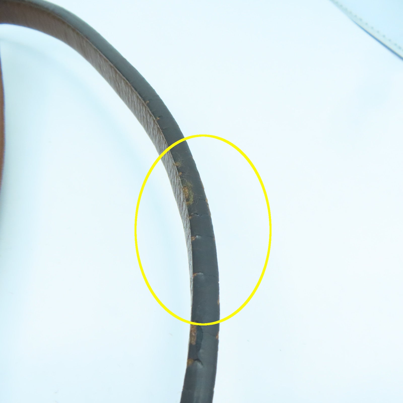 LOEWE 牛皮皮革Hand Bag銀扣手挽袋啡色