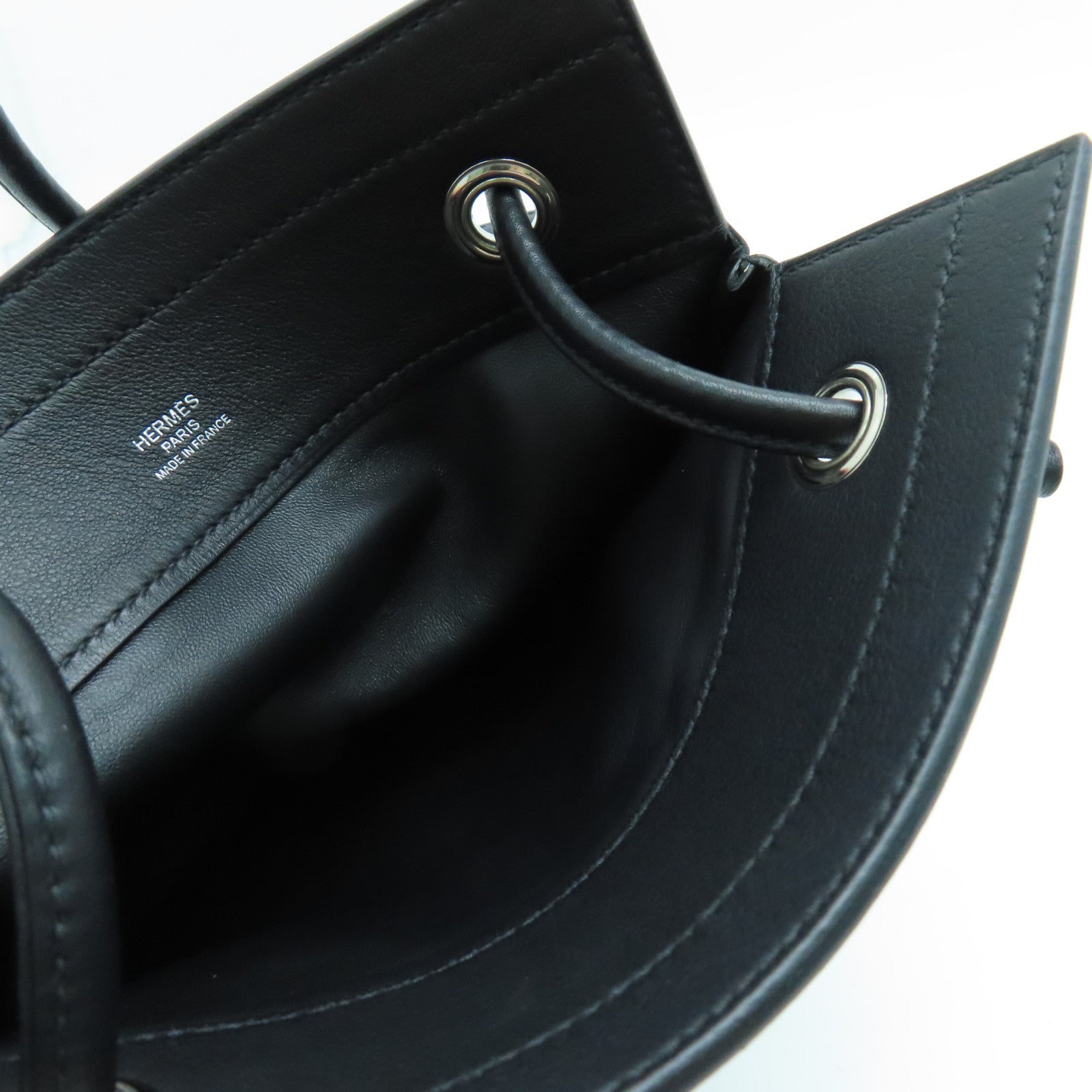 HERMES Swift Leather Aline Mini Shoulder Bag Silver Buckle Shoulder 4 Women