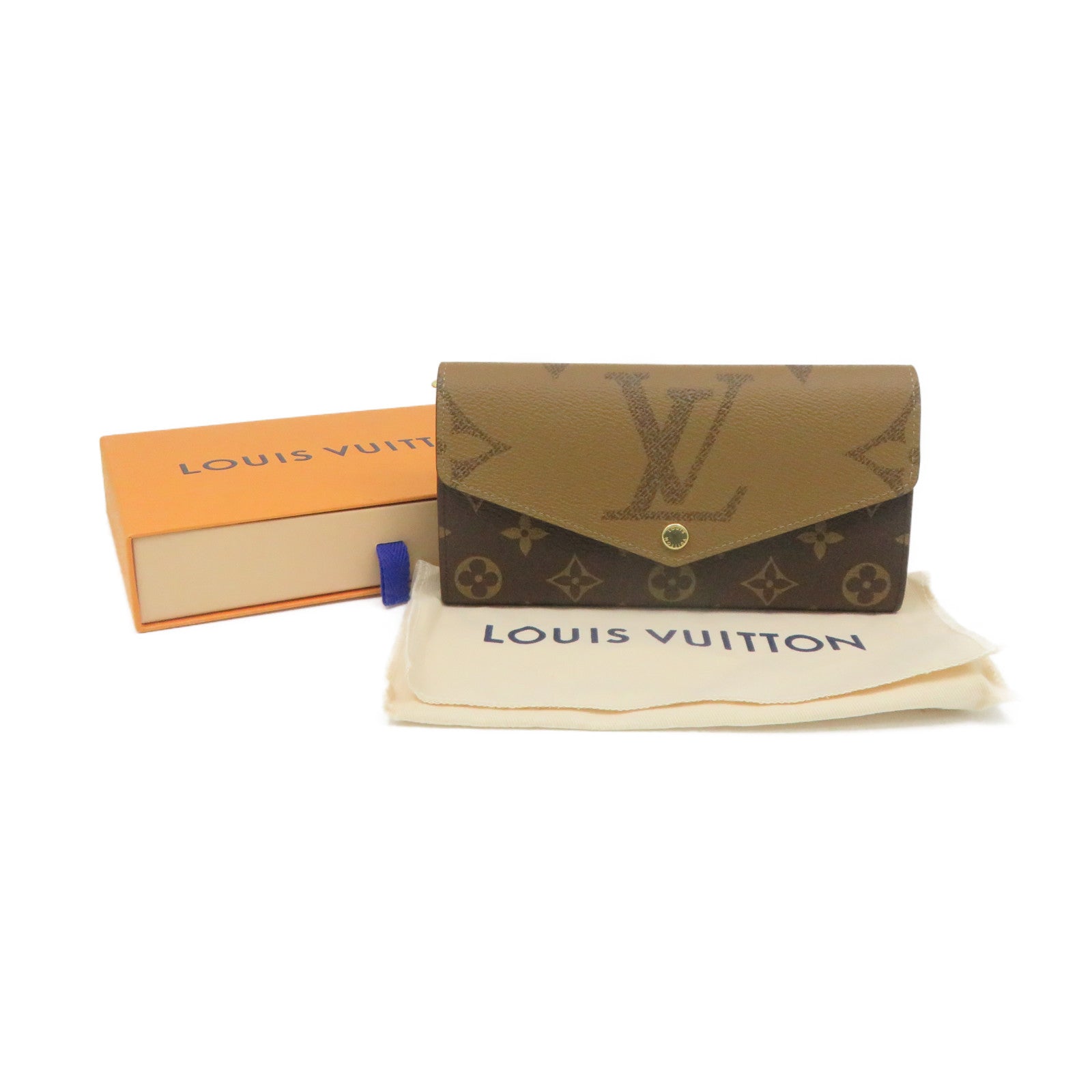 LOUIS VUITTON Monogram Long Wallet長錢包啡色