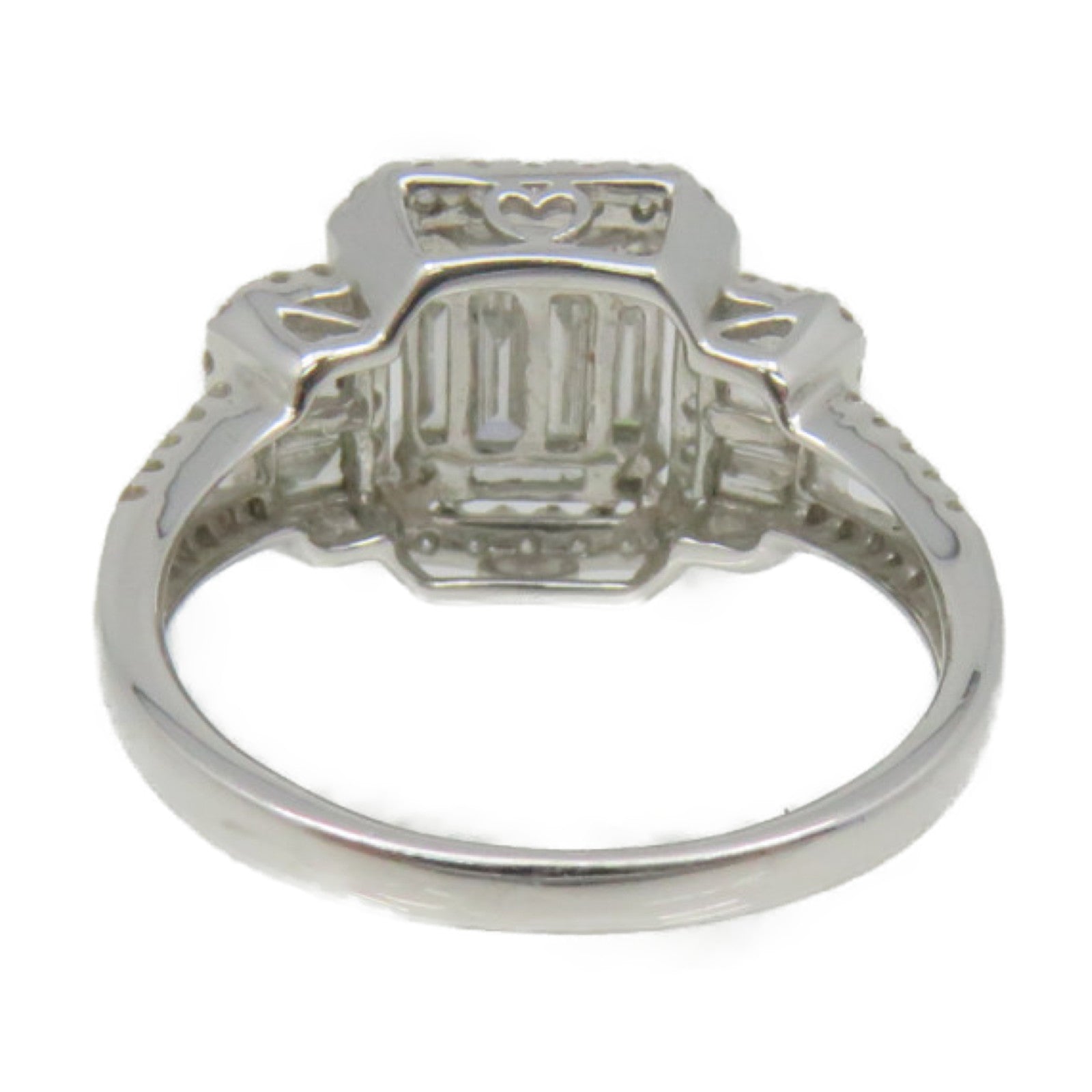 JEWELRY 18K白金/0.20ct/0.48ct/0.42ct/0.06鑽石Diamond Ring戒指US#6.75