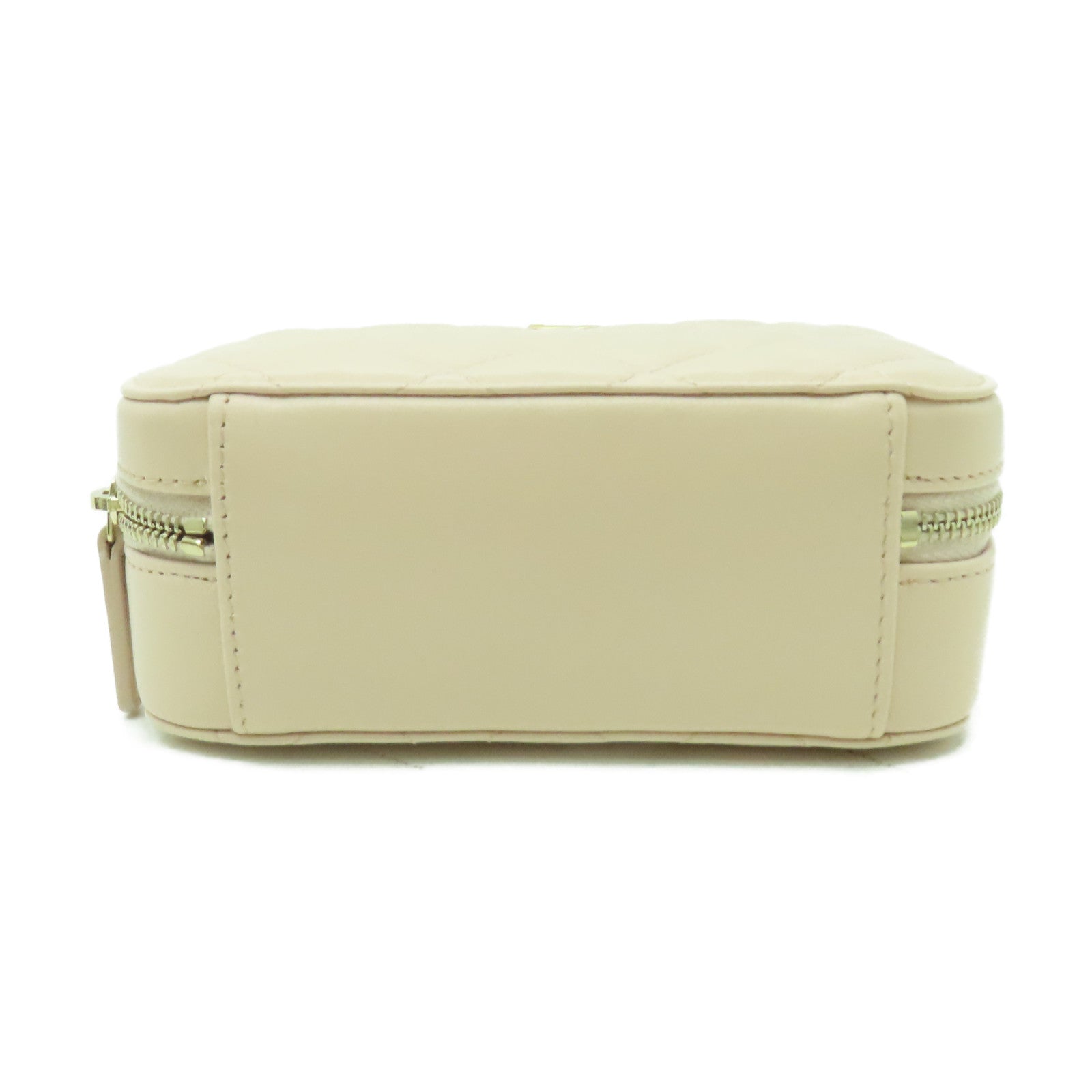 CHANEL 菱格牛皮皮革Shoulder Bag金扣鏈帶肩背袋粉紅色