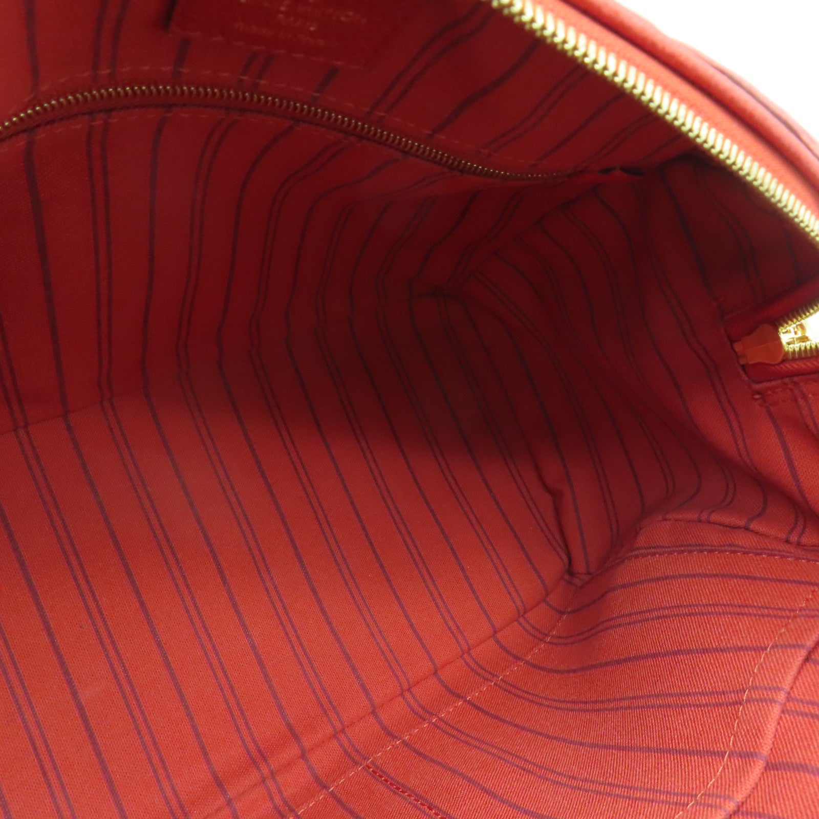 LOUIS VUITTON 【激減優惠】Monogram Empreinte Speedy 25 Bandouliere金扣手挽肩背兩用袋橙色