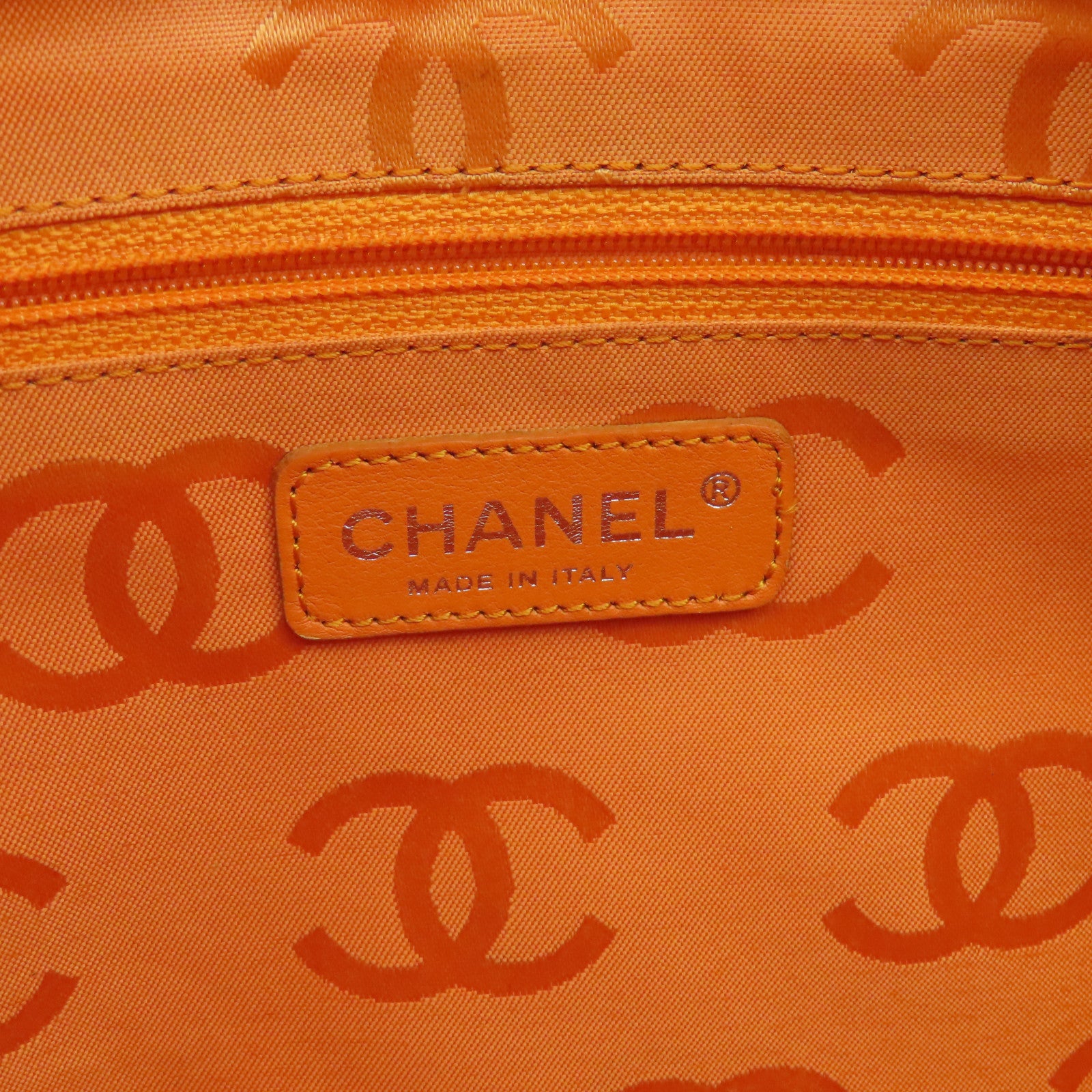 CHANEL Lingge cowhide leather Cambon Line Tote Bag silver buckle handle bag brown