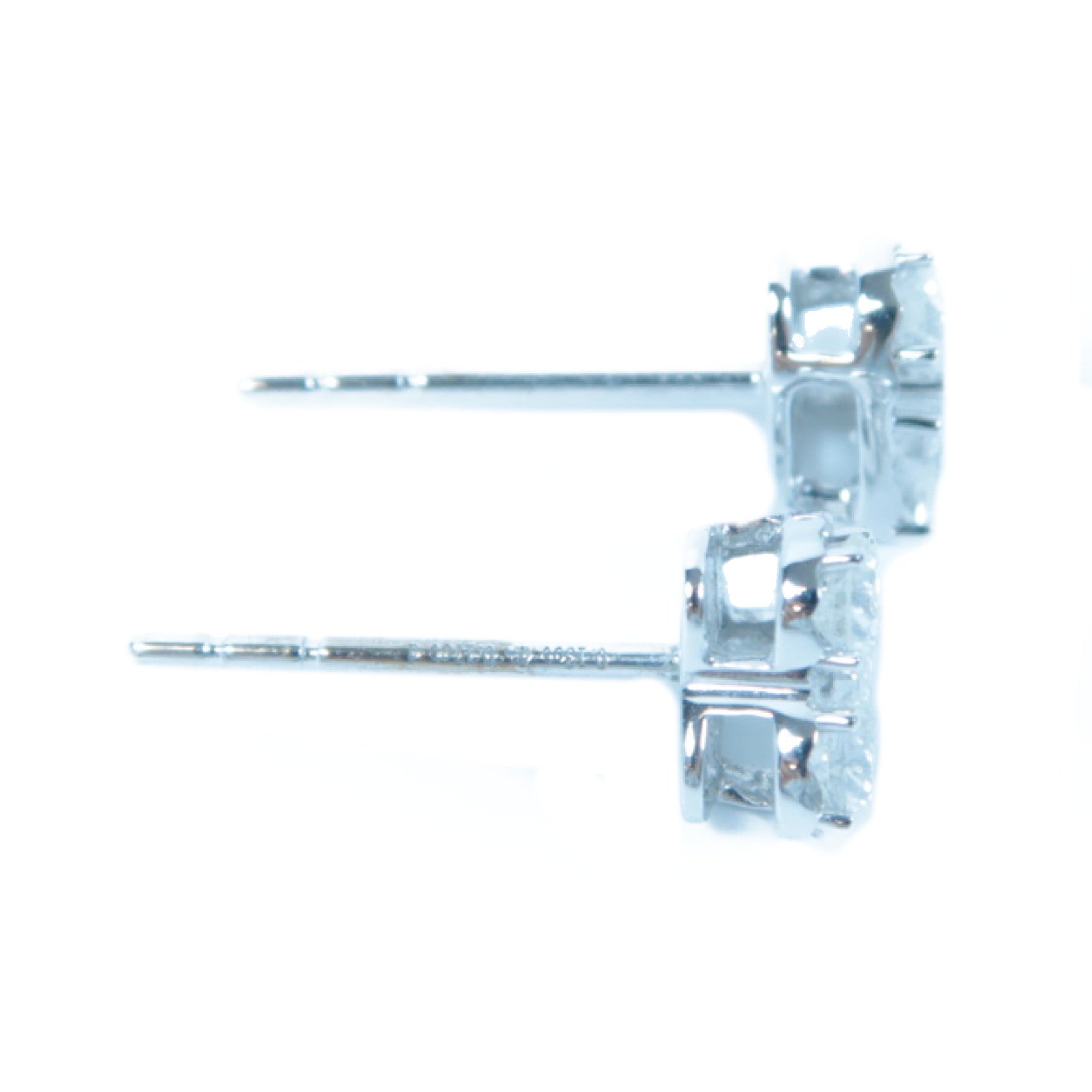 JEWELRY 18K白金Diamond Earrings 0.13ct/0.17ct鑽石耳環