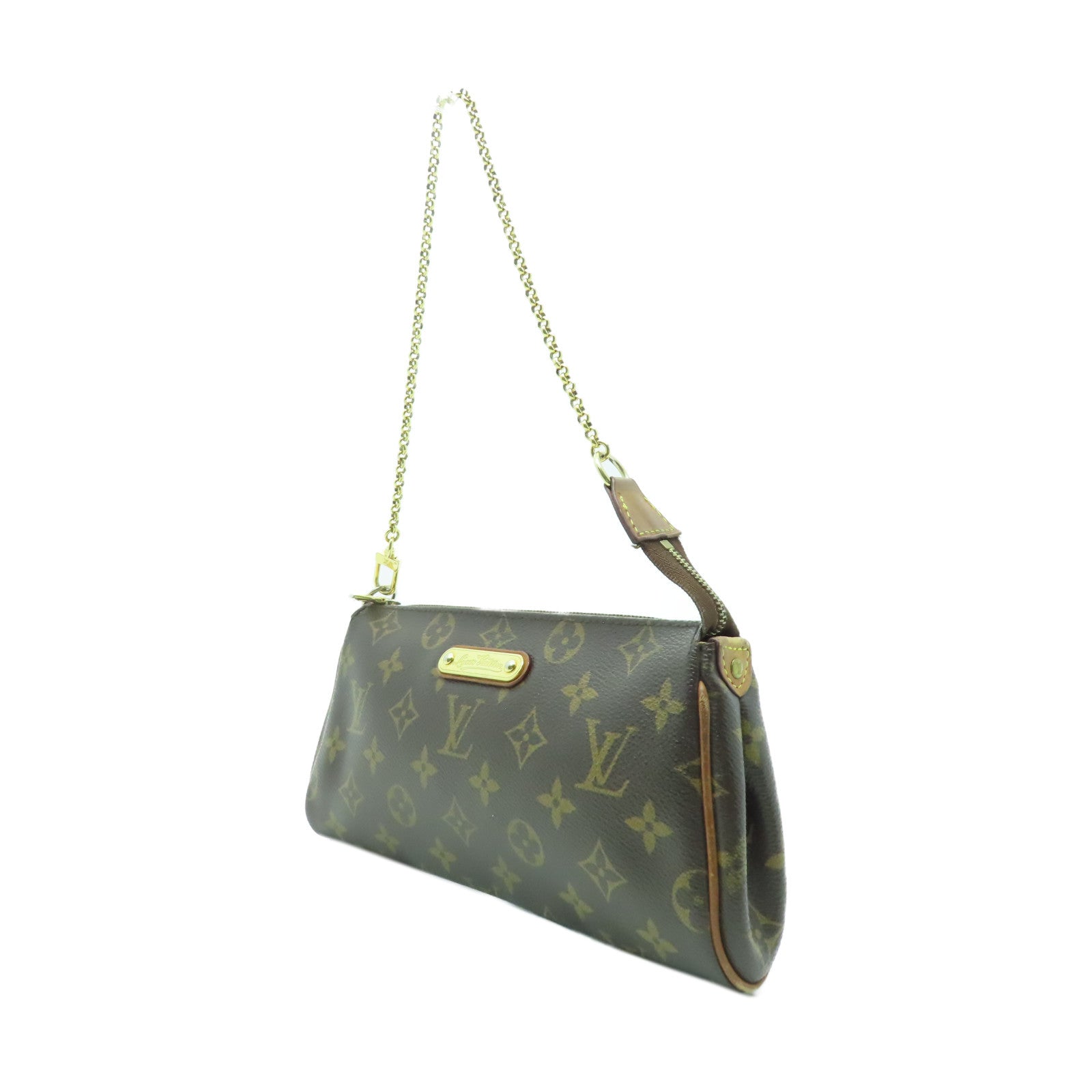 LOUIS VUITTON Monogram Eva金扣手挽肩背兩用袋啡色