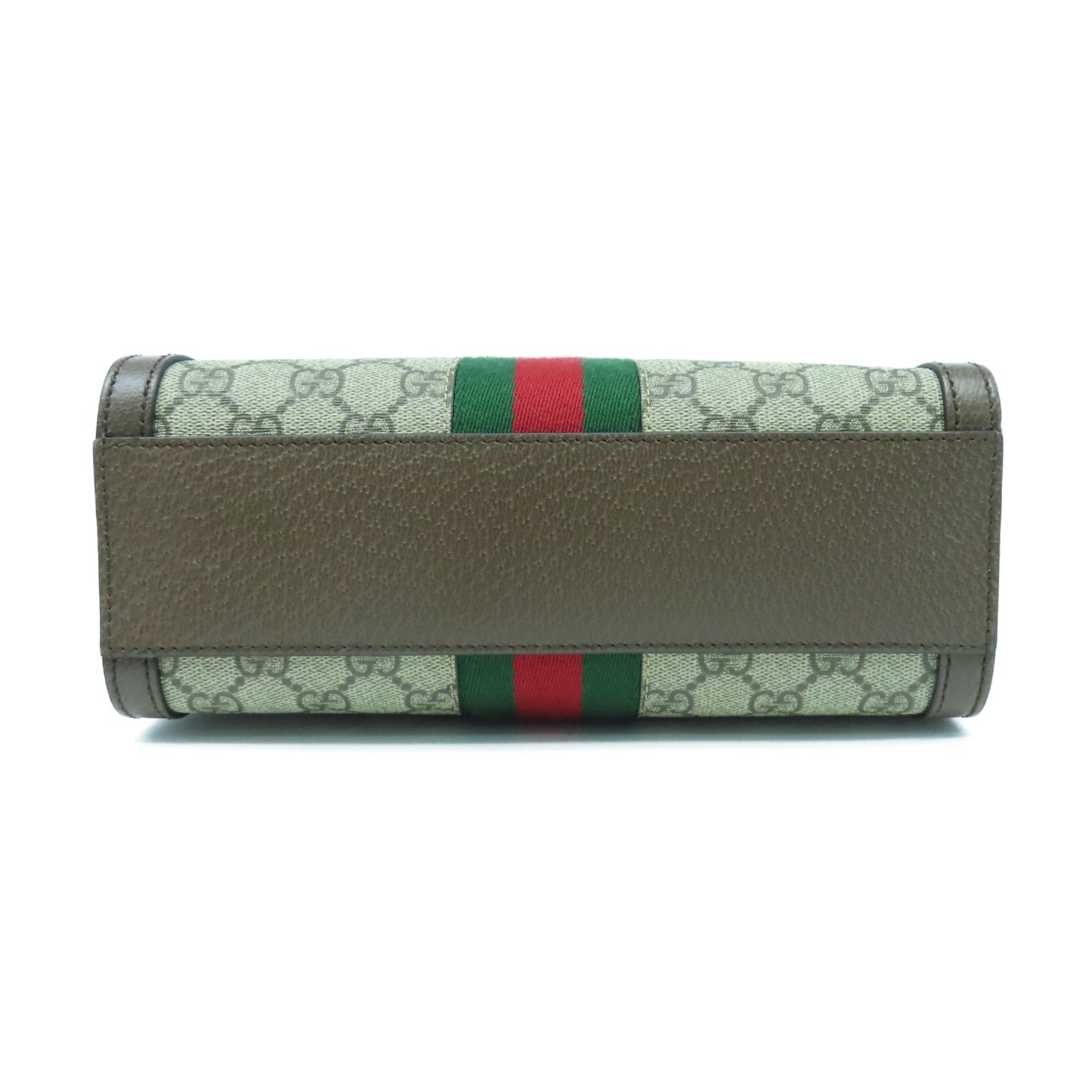 GUCCI 塗層帆布Ophidia Small Tote金扣手挽肩背兩用袋啡色