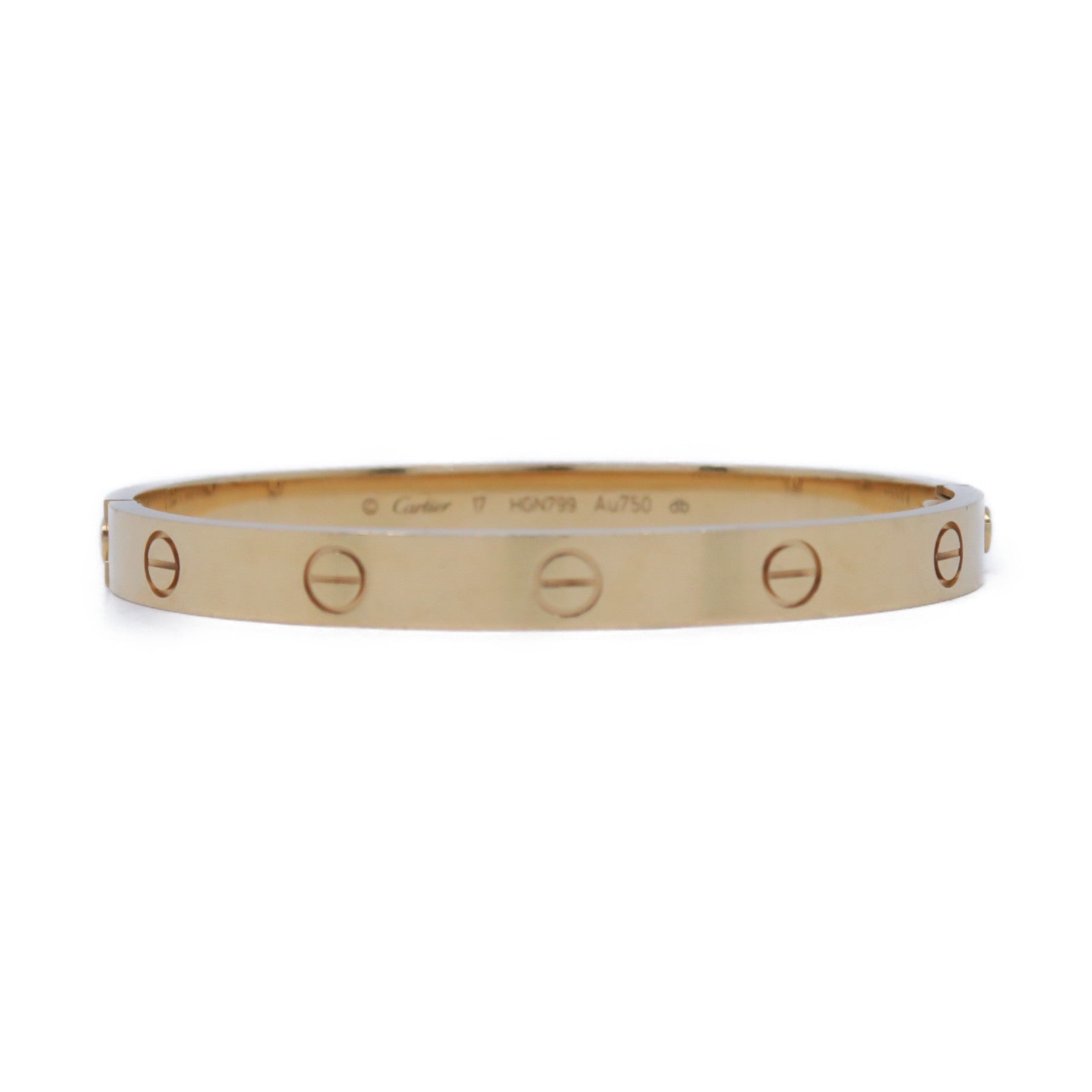 CARTIER 18K金Love Bracelet手鐲#17