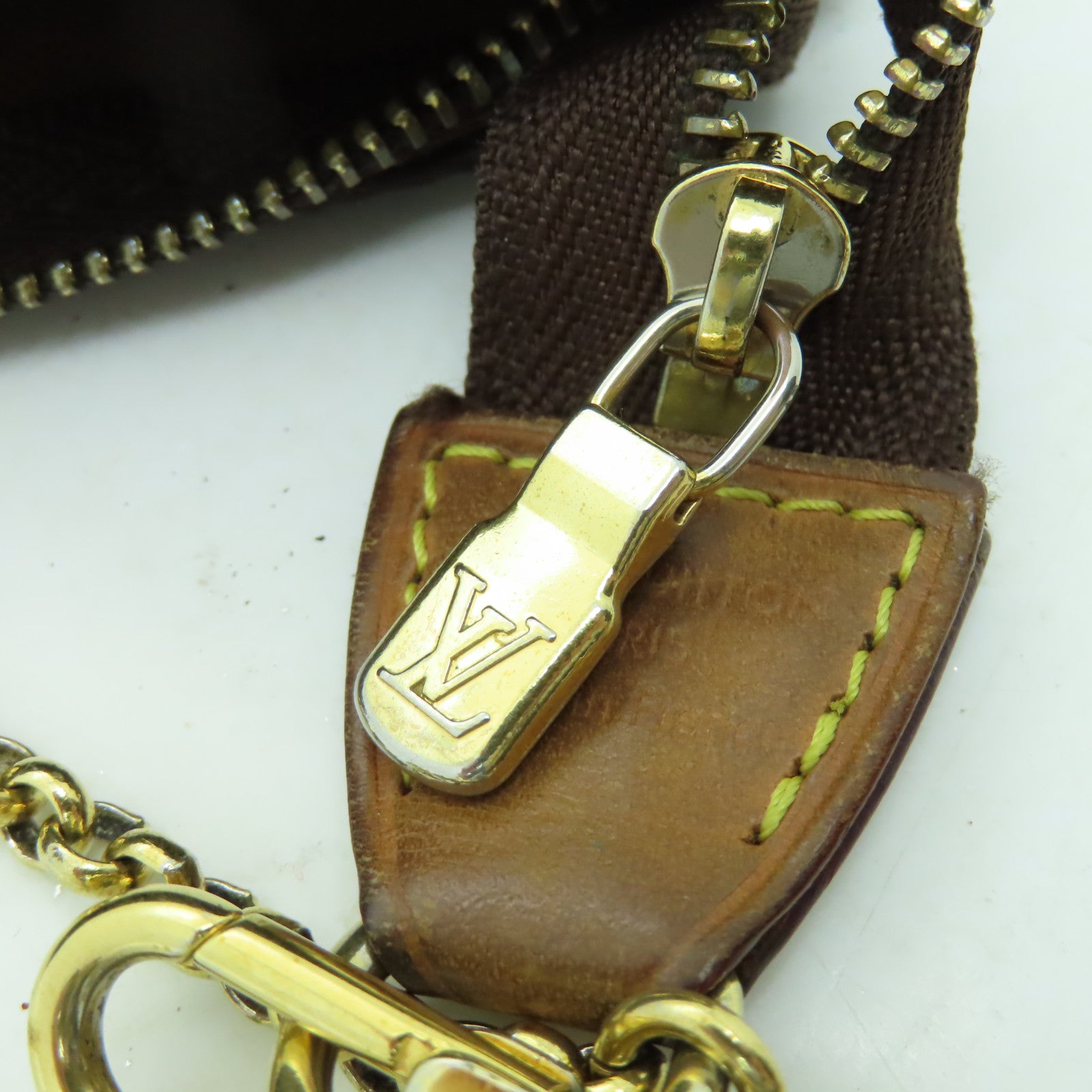 LOUIS VUITTON Monogram Eva金扣手挽肩背兩用袋啡色